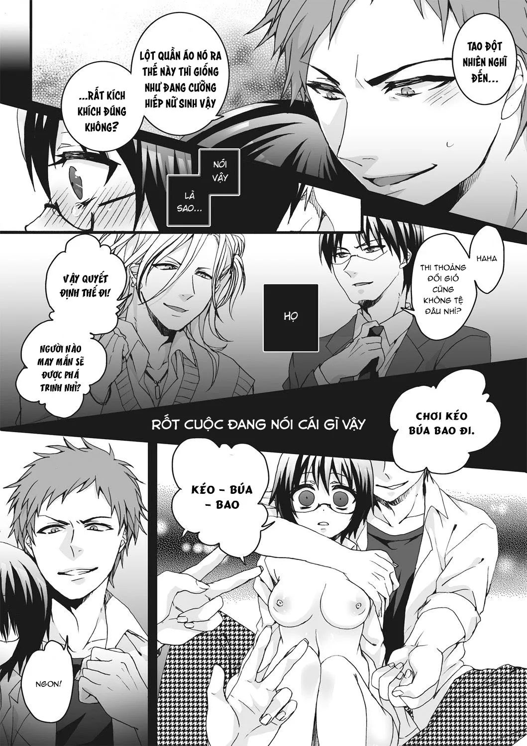 HentaiVN.net - Ảnh 17 - Onna no Boku to Kainushi Sannin - Chap 1