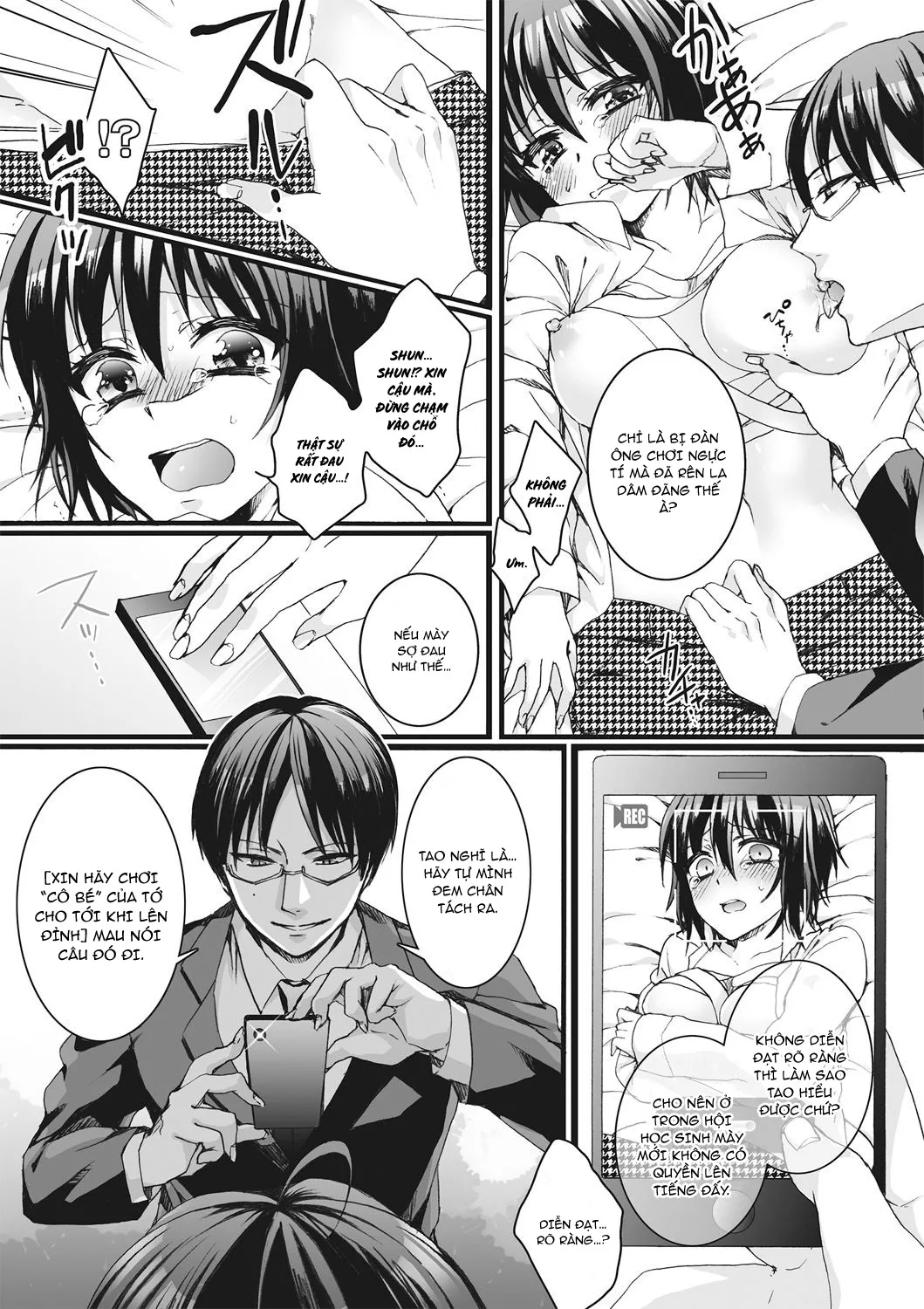 HentaiVN.net - Ảnh 15 - Onna no Boku to Kainushi Sannin - Chap 2