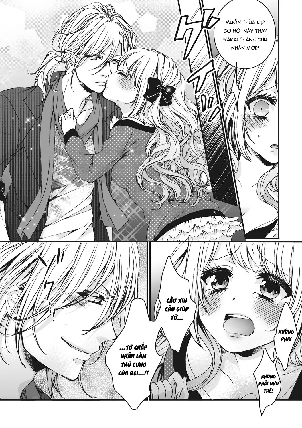 HentaiVN.net - Ảnh 17 - Onna no Boku to Kainushi Sannin - Chap 3