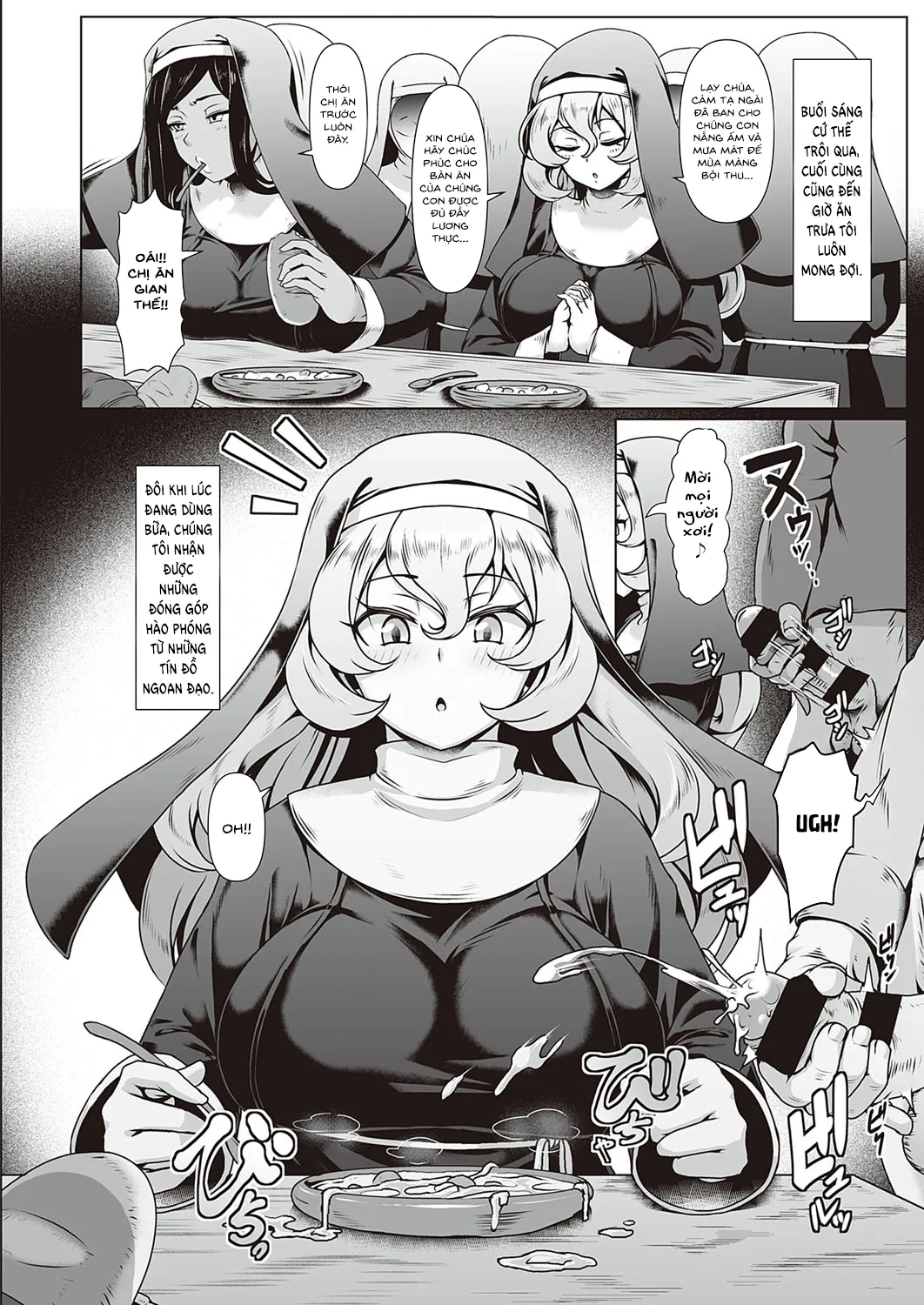 HentaiVN.net - Ảnh 10 - Khoai nhiều thì nữ tu mới khoái! [A Nun's Obscene Life, Sister's Wai Life] - Oneshot