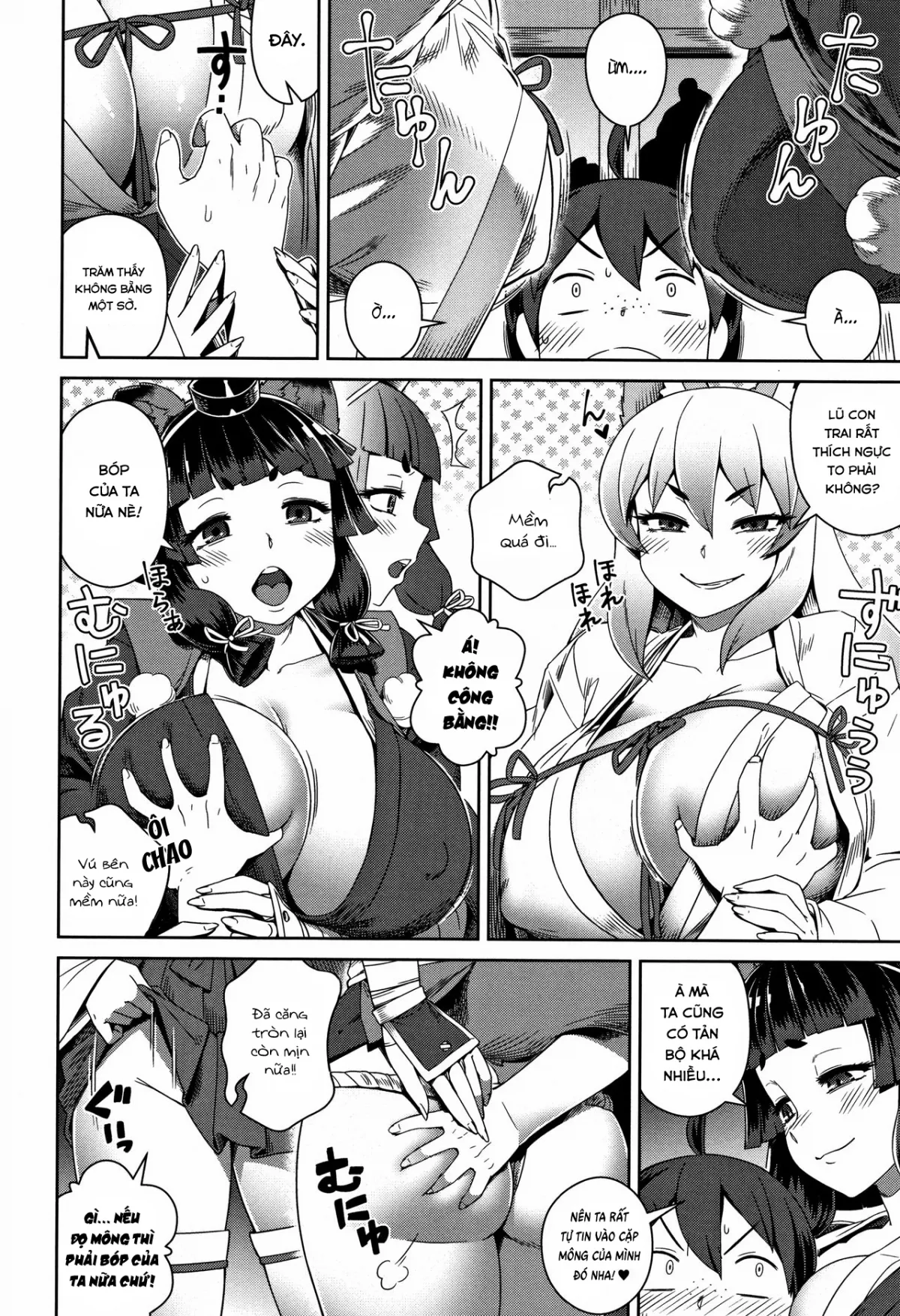 HentaiVN.net - Ảnh 5 - Cuộc so tài giữa chồn và cáo [Konpoko Shikijou Kassen ; Konpoko Fuck Battle] - Đĩ Mẹ Lũ Shota Số Hưởng