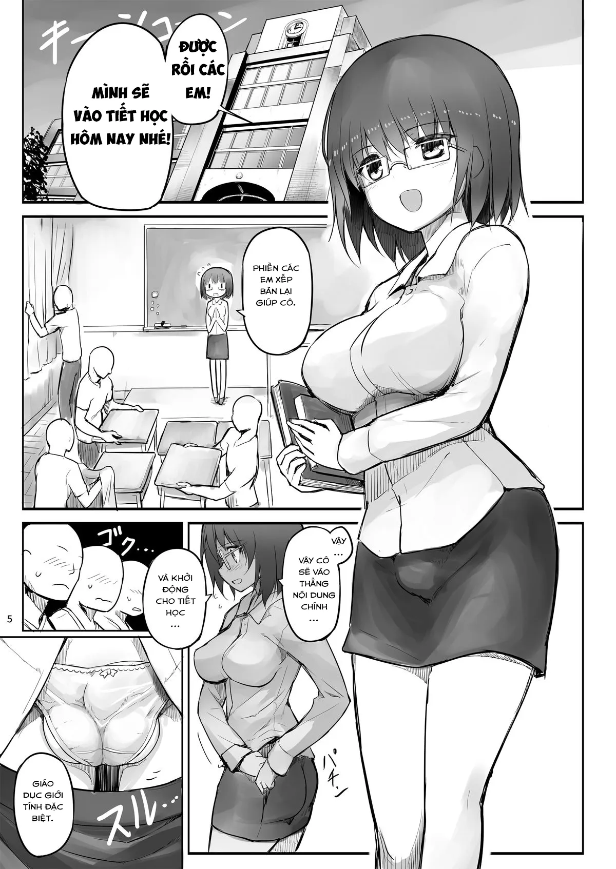 HentaiVN.net - Ảnh 5 - Futanari Teacher [Buổi Học Giáo Dục Giới Tính Đặc Biệt!] - Oneshot