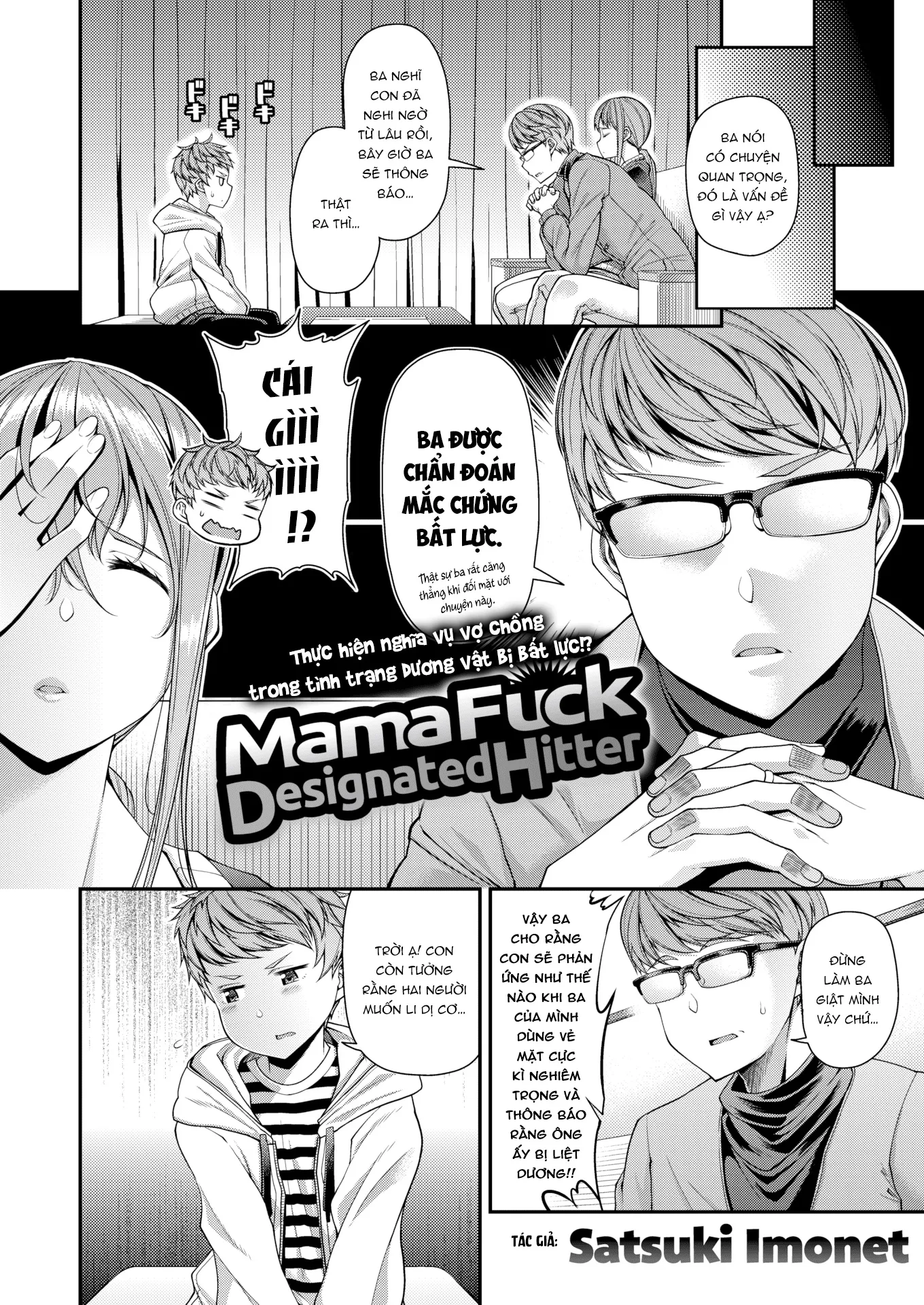HentaiVN.net - Ảnh 2 - Vì ba, con học làm chồng của mẹ. - Oneshot