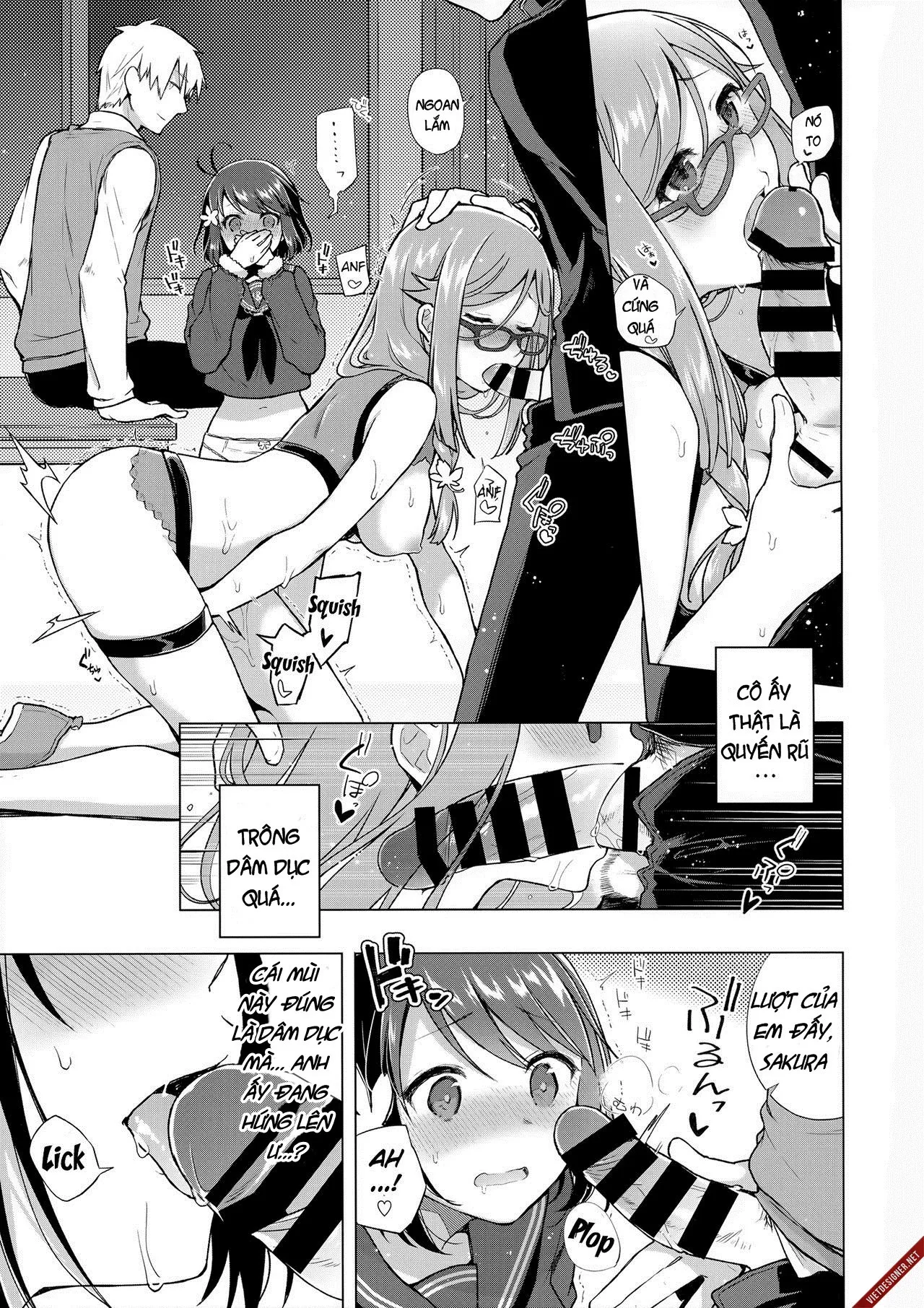 HentaiVN.net - Ảnh 15 - JK Yome Sakura no Inokori Jugyou - Oneshot