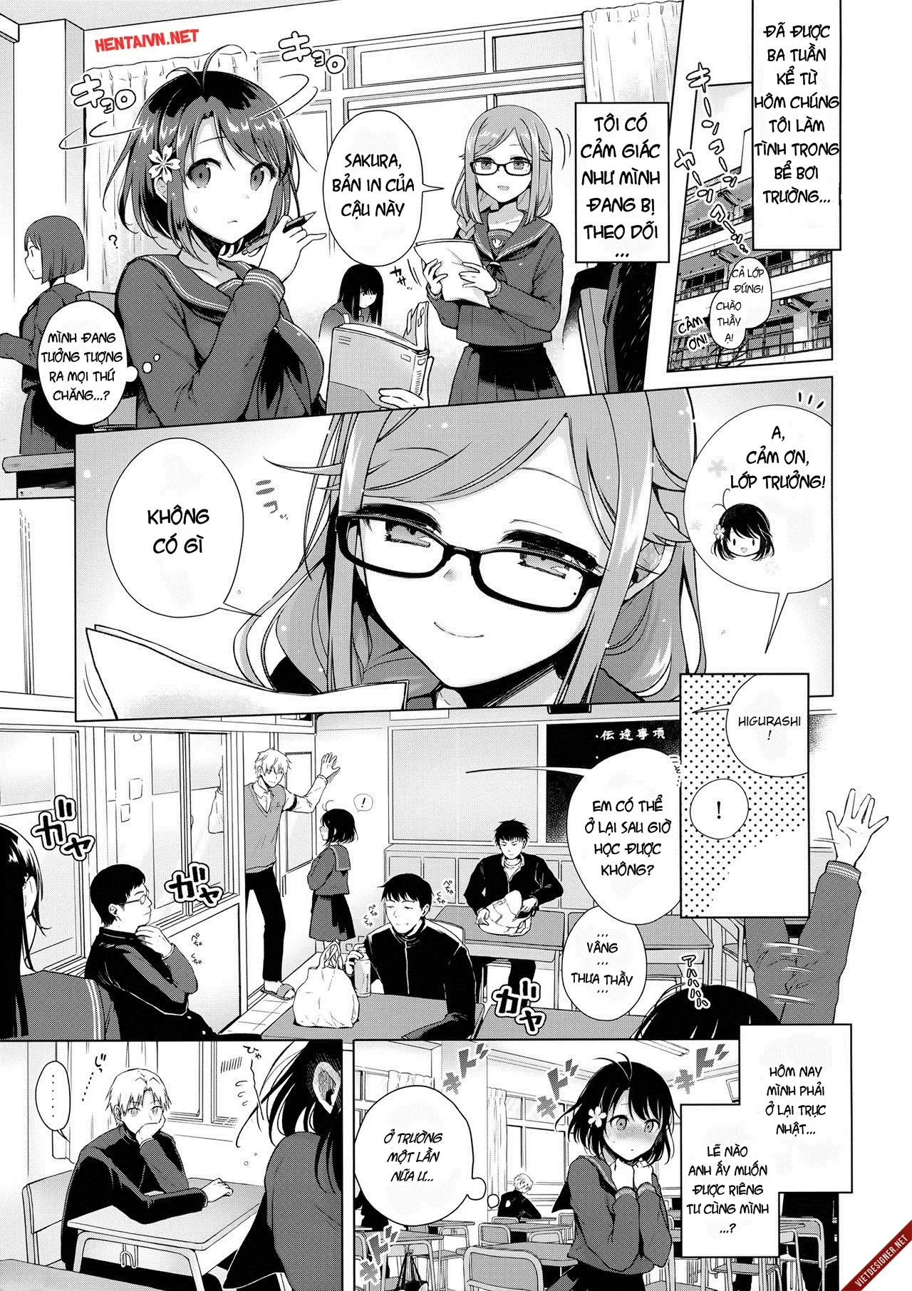 HentaiVN.net - Ảnh 5 - JK Yome Sakura no Inokori Jugyou - Oneshot
