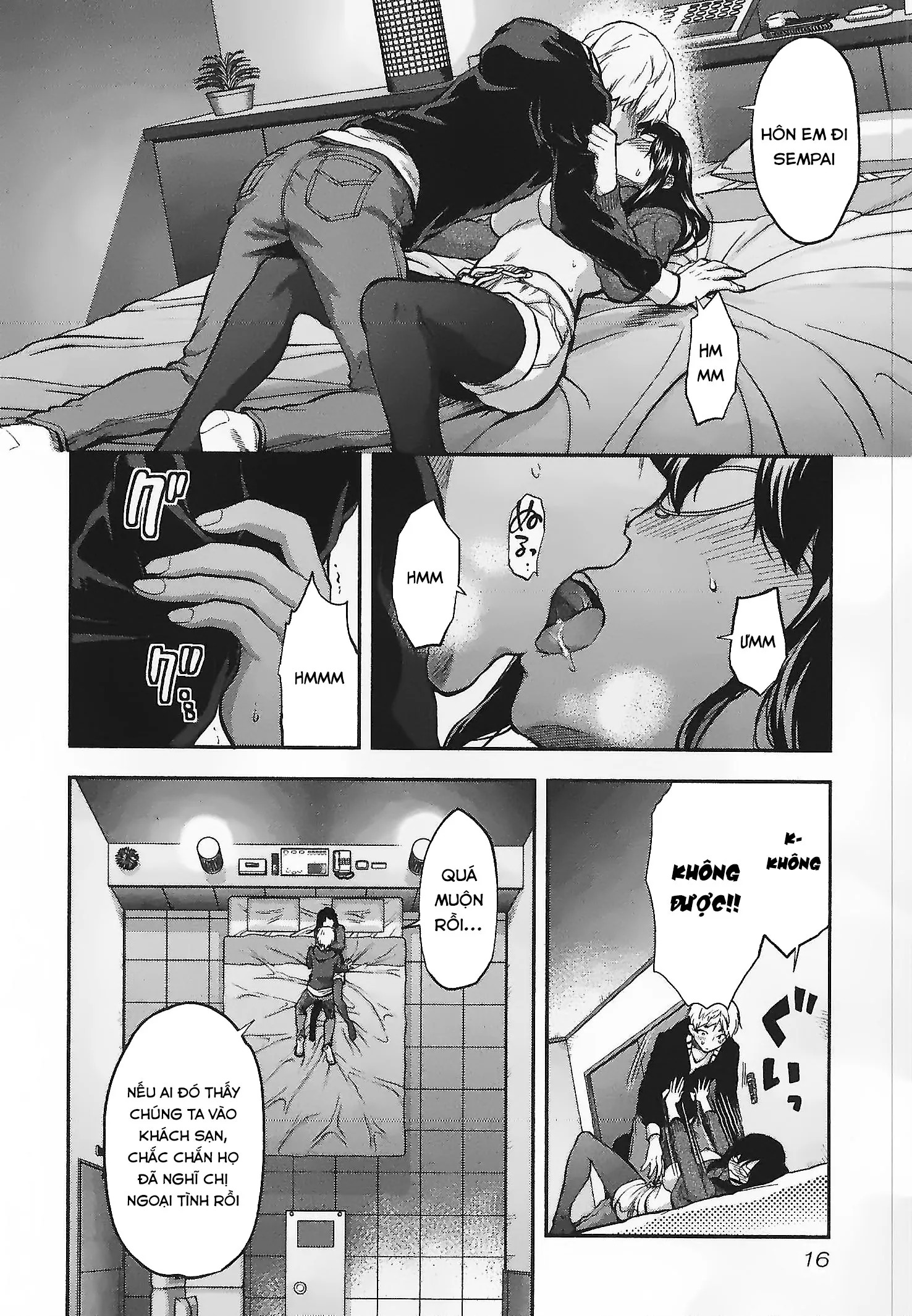 HentaiVN.net - Ảnh 17 - Dù cho tôi đã có bạn trai rồi [Kareshi ga Iru no ni, Even Though I have a Boyfriend] - Chap 1: Shimizu Tamayo