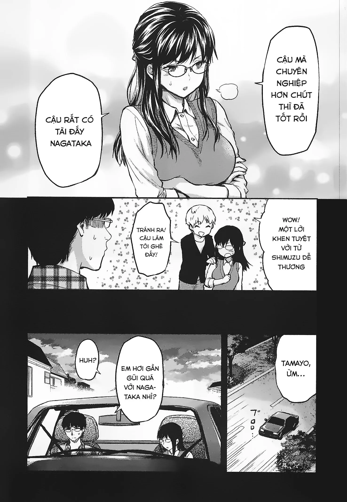 HentaiVN.net - Ảnh 9 - Dù cho tôi đã có bạn trai rồi [Kareshi ga Iru no ni, Even Though I have a Boyfriend] - Chap 1: Shimizu Tamayo