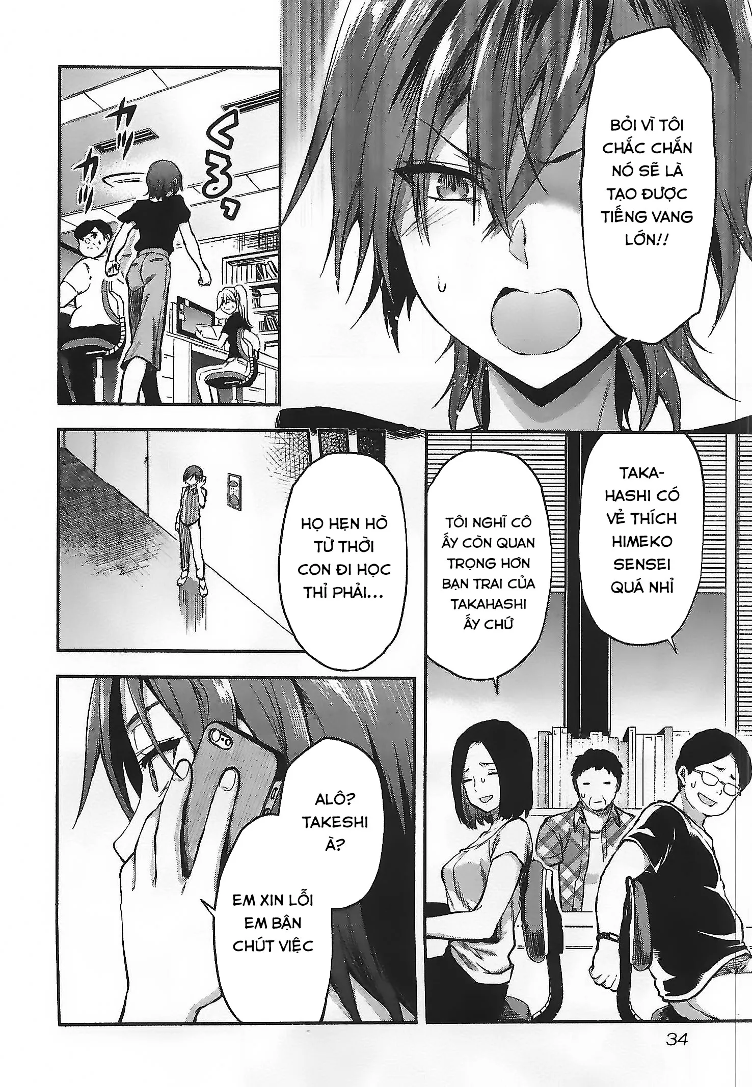 HentaiVN.net - Ảnh 8 - Dù cho tôi đã có bạn trai rồi [Kareshi ga Iru no ni, Even Though I have a Boyfriend] - Chap 2: Hokuto Takahashi
