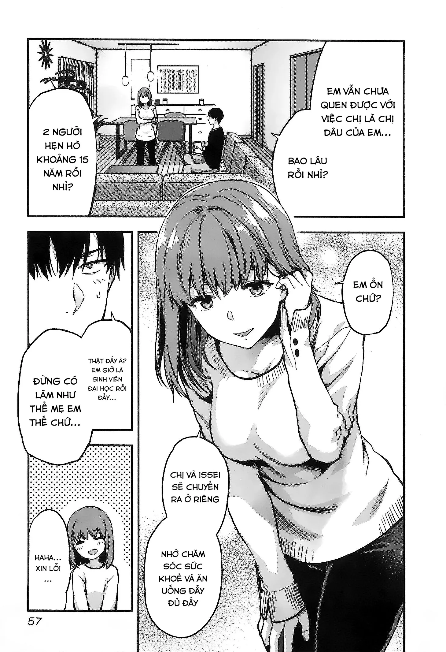 HentaiVN.net - Ảnh 5 - Dù cho tôi đã có bạn trai rồi [Kareshi ga Iru no ni, Even Though I have a Boyfriend] - Chap 3: Hôn thê Minami Ohara