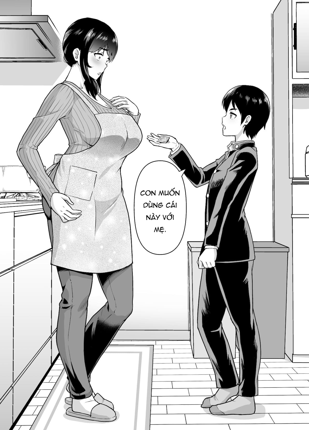 HentaiVN.net - Ảnh 20 - Boshi Kara Hajimeru Renai Kankei - Oneshot