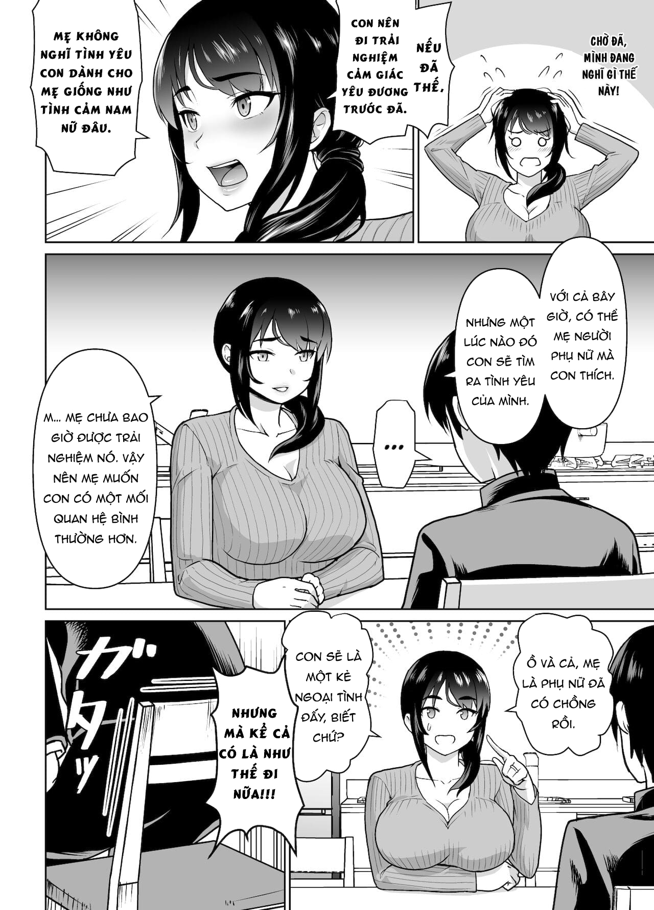 HentaiVN.net - Ảnh 23 - Boshi Kara Hajimeru Renai Kankei - Oneshot