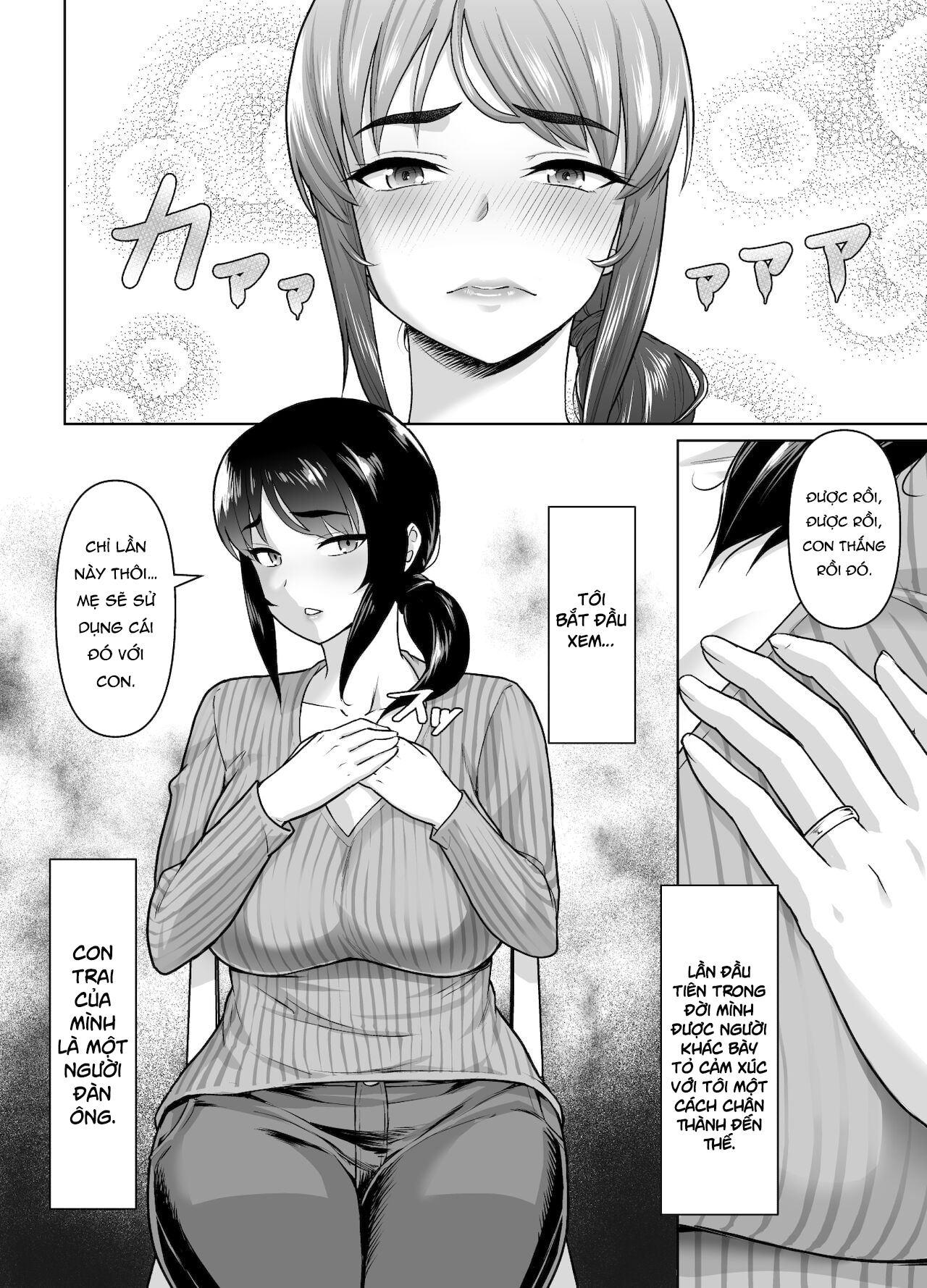 HentaiVN.net - Ảnh 25 - Boshi Kara Hajimeru Renai Kankei - Oneshot