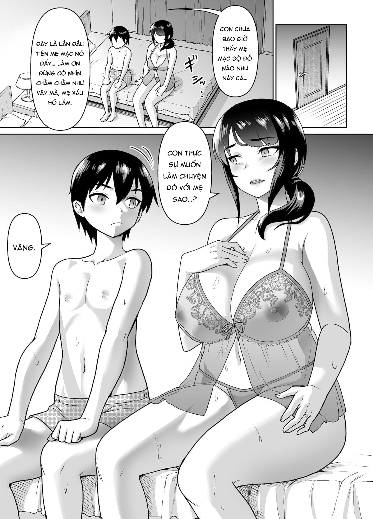 HentaiVN.net - Ảnh 26 - Boshi Kara Hajimeru Renai Kankei - Oneshot
