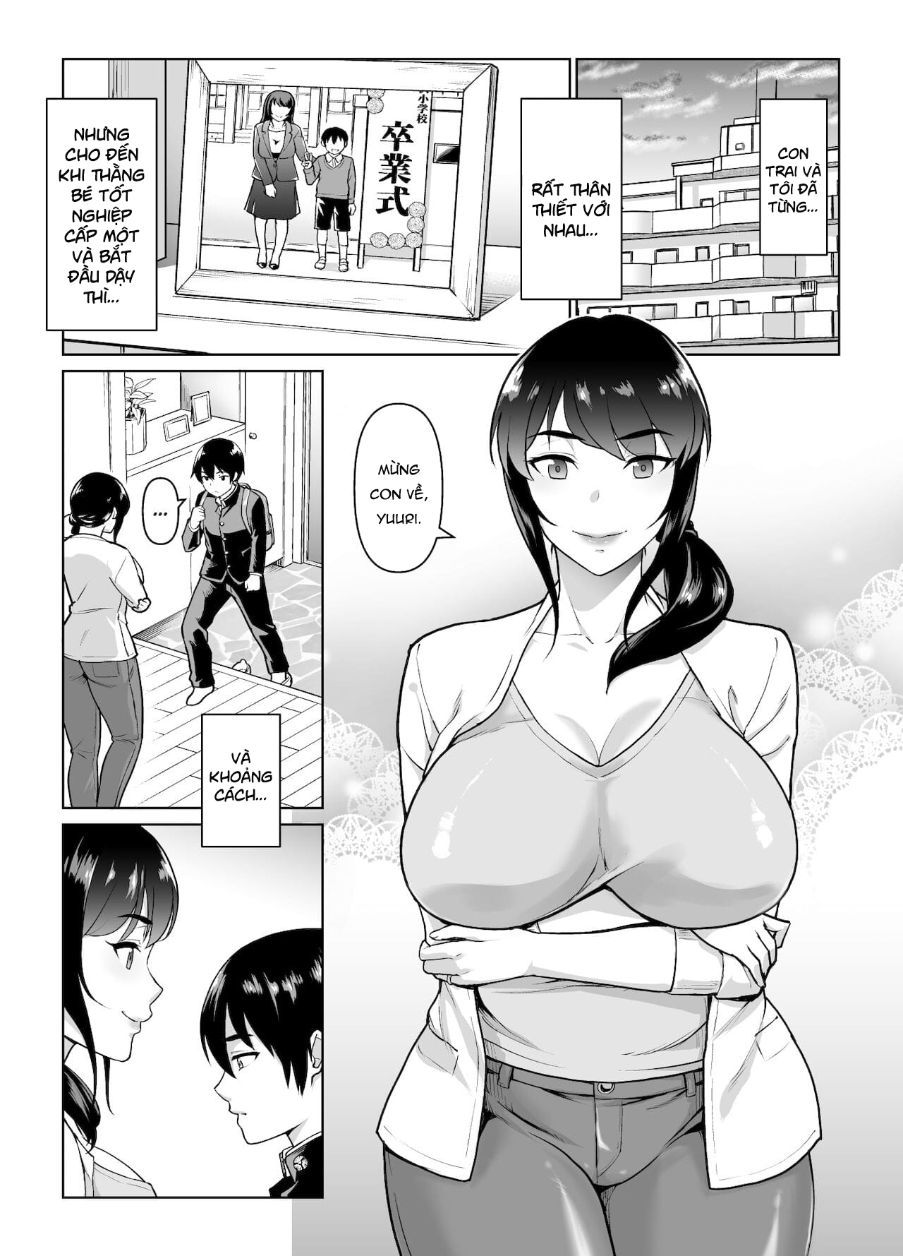 HentaiVN.net - Ảnh 4 - Boshi Kara Hajimeru Renai Kankei - Oneshot