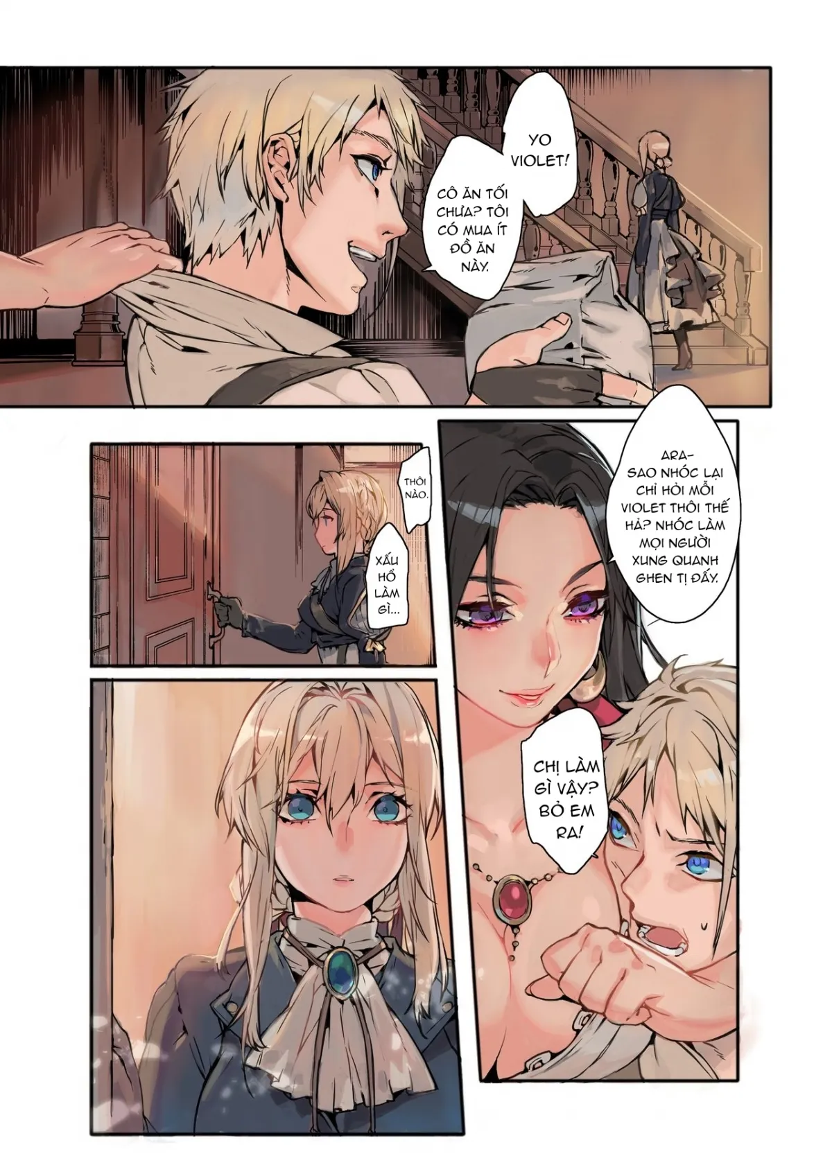 HentaiVN.net - Ảnh 4 - Khu vườn giấc mộng. [Dreaming Garden(Violet Evergarden)] - Oneshot