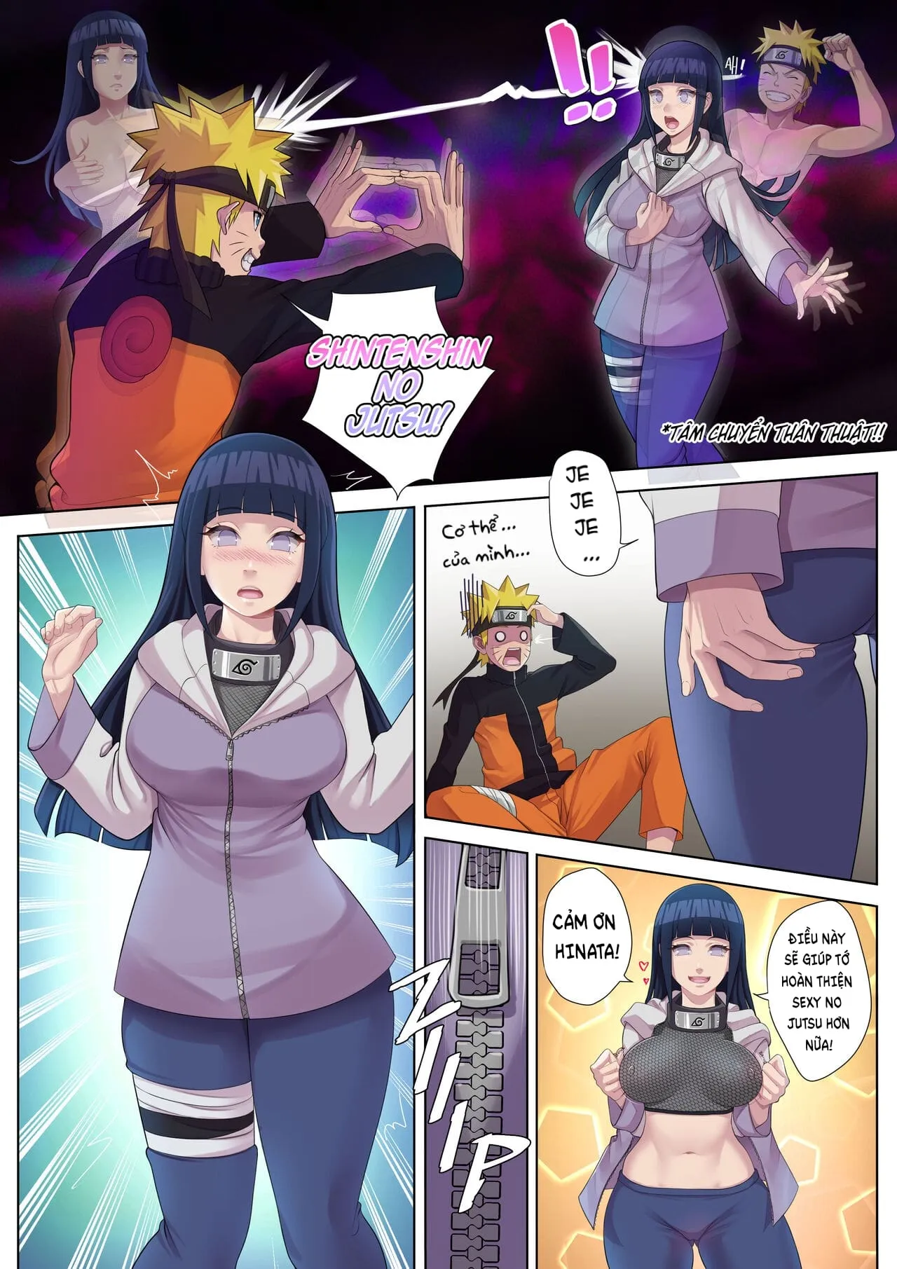 HentaiVN.net - Ảnh 3 - Tâm Chuyển Thân Thuật [A Hyuu Naruto] - Oneshot