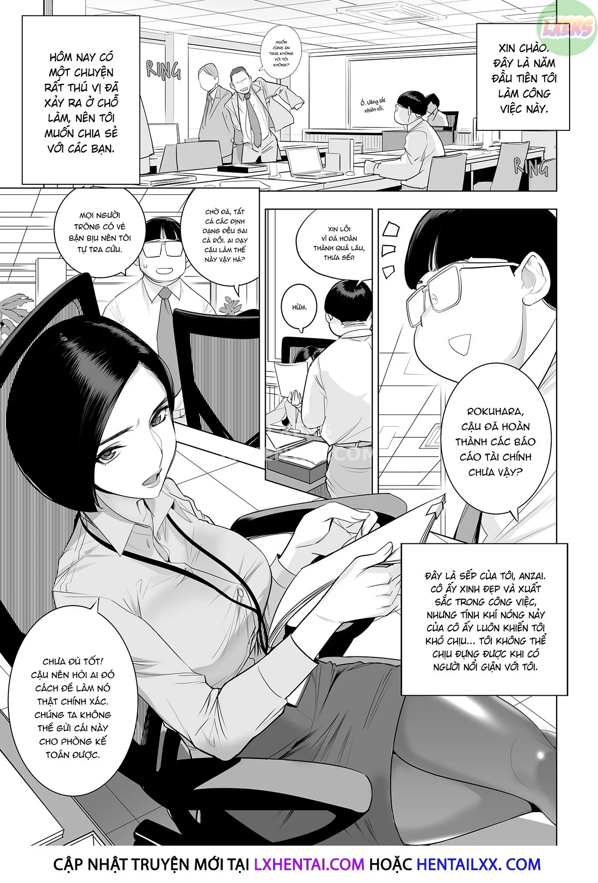 HentaiVN.net - Ảnh 6 - Điều khiển chị trưởng phòng - Oneshot