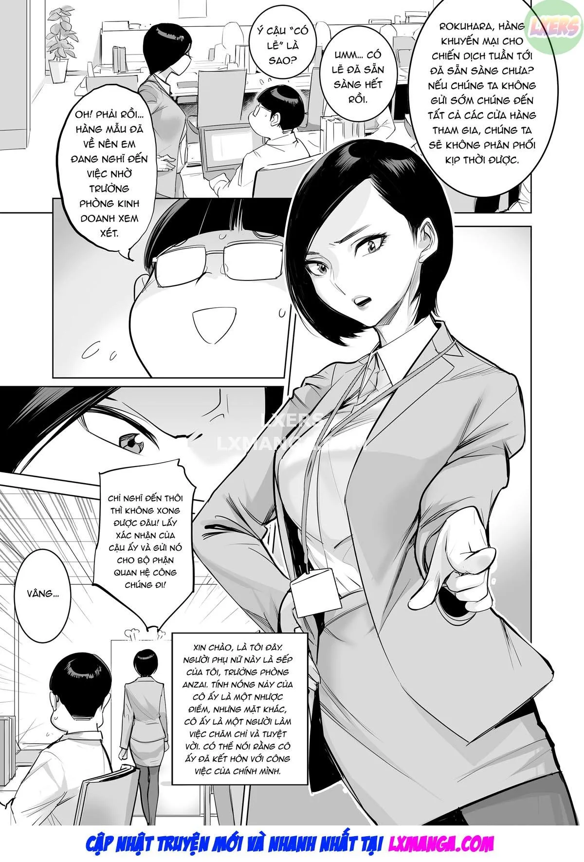 HentaiVN.net - Ảnh 3 - Điều khiển chị trưởng phòng - Chap 2
