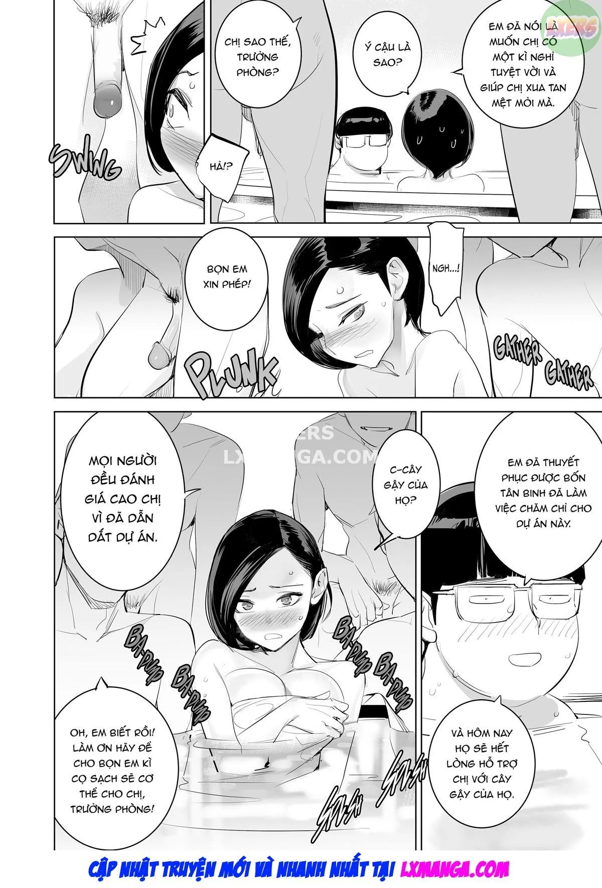 HentaiVN.net - Ảnh 13 - Điều khiển chị trưởng phòng - Chap 3