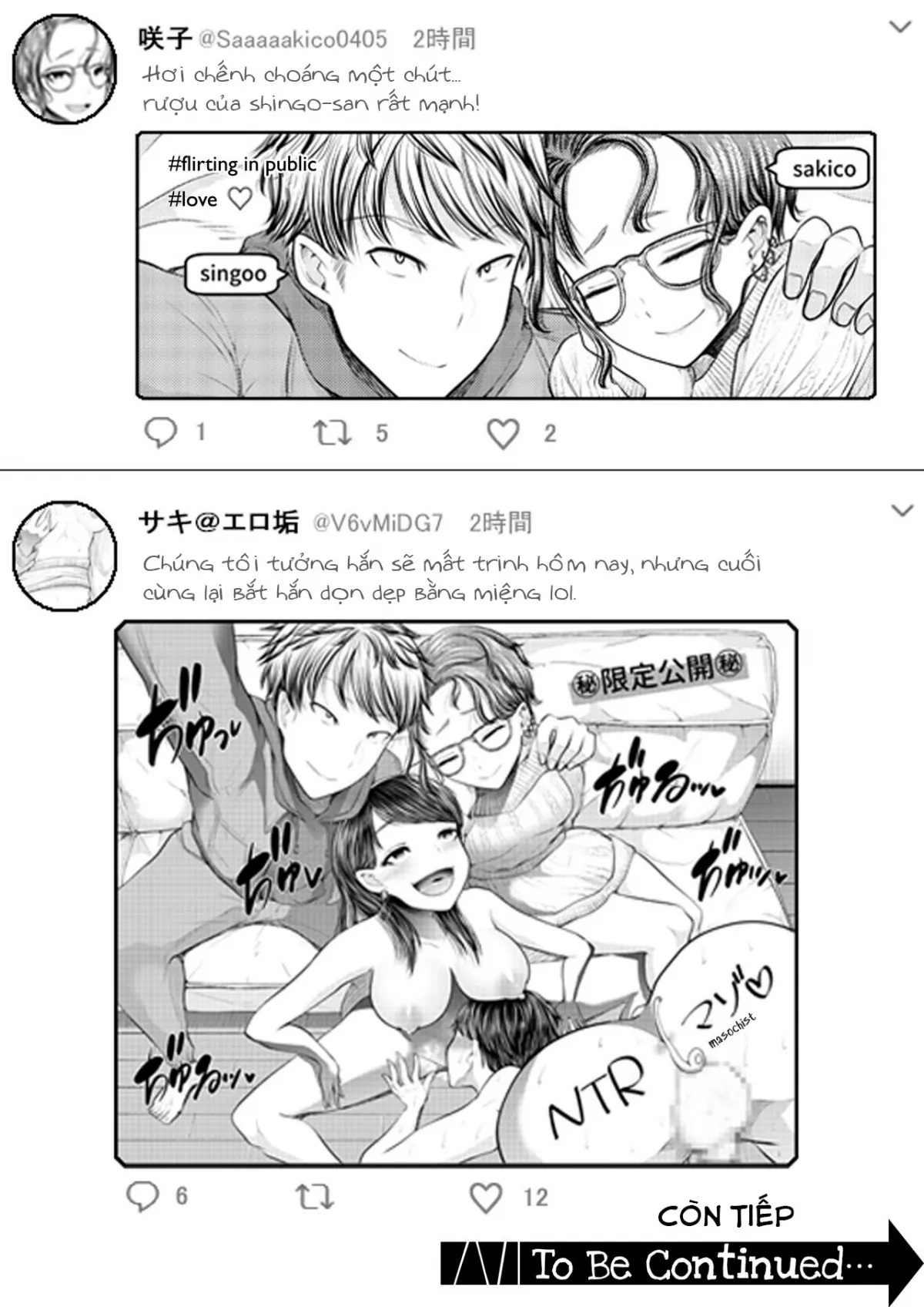 HentaiVN.net - Ảnh 57 - Hajimete no Netorare Maso-ka Choukyou 4 [My First Cuckold Masochist Training 4] - Oneshot