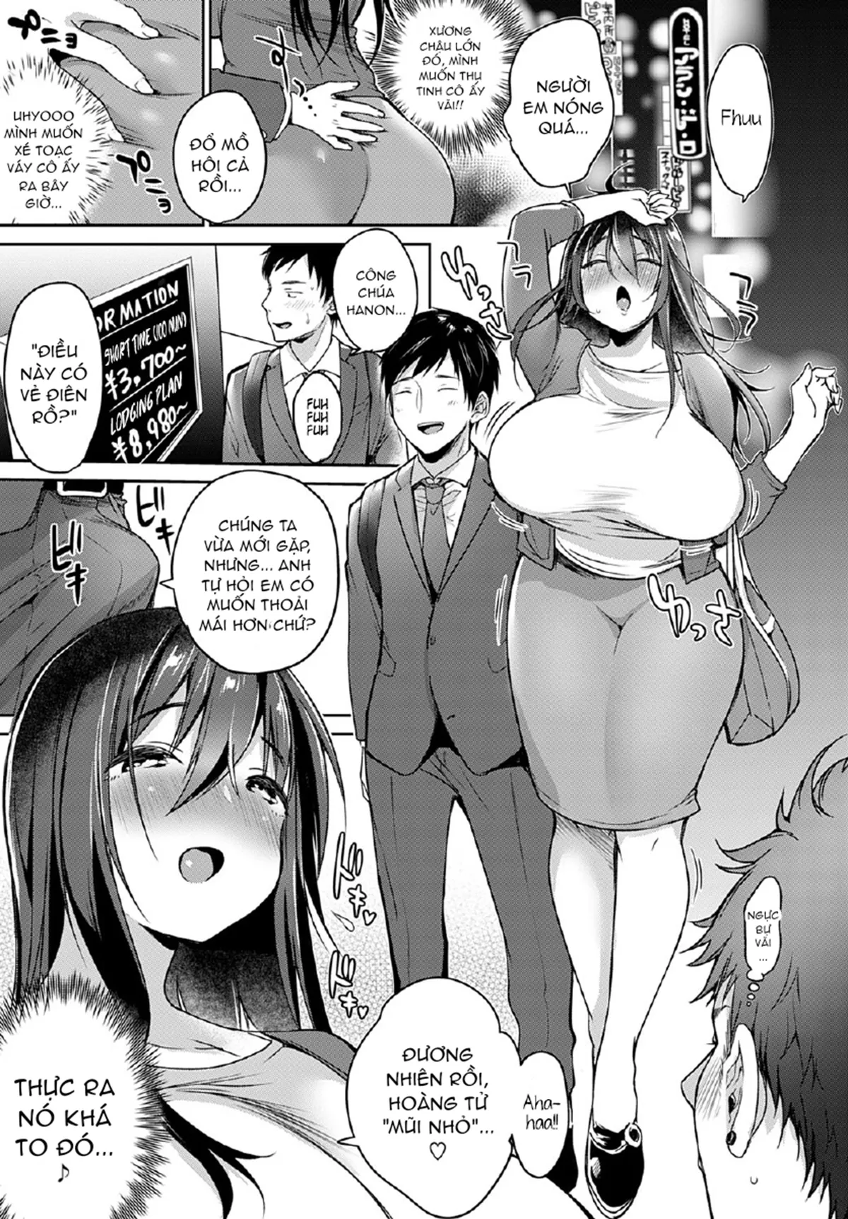 HentaiVN.net - Ảnh 5 - Chuyện tình Nàng cao và Chàng lùn [Tall & Short] - Oneshot
