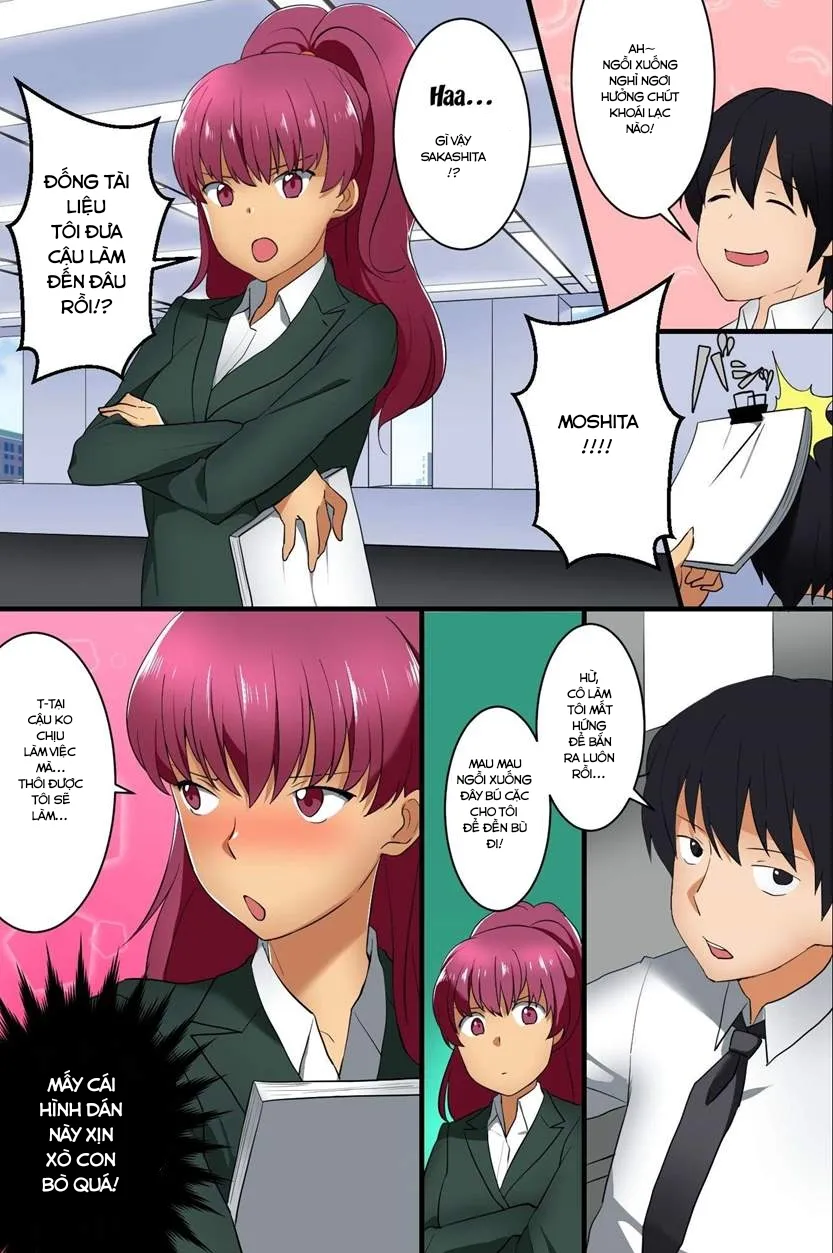 HentaiVN.net - Ảnh 8 - Hình dán thần kỳ [Hyoushiki Seal ~ Hararetara Sakaraenai Ecchi na Seal] - Chap 1-Chơi em dark skin