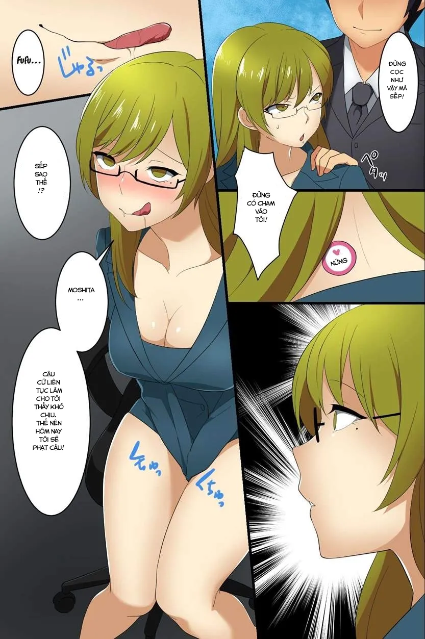 HentaiVN.net - Ảnh 3 - Hình dán thần kỳ [Hyoushiki Seal ~ Hararetara Sakaraenai Ecchi na Seal] - Chap 3-Thịt sếp