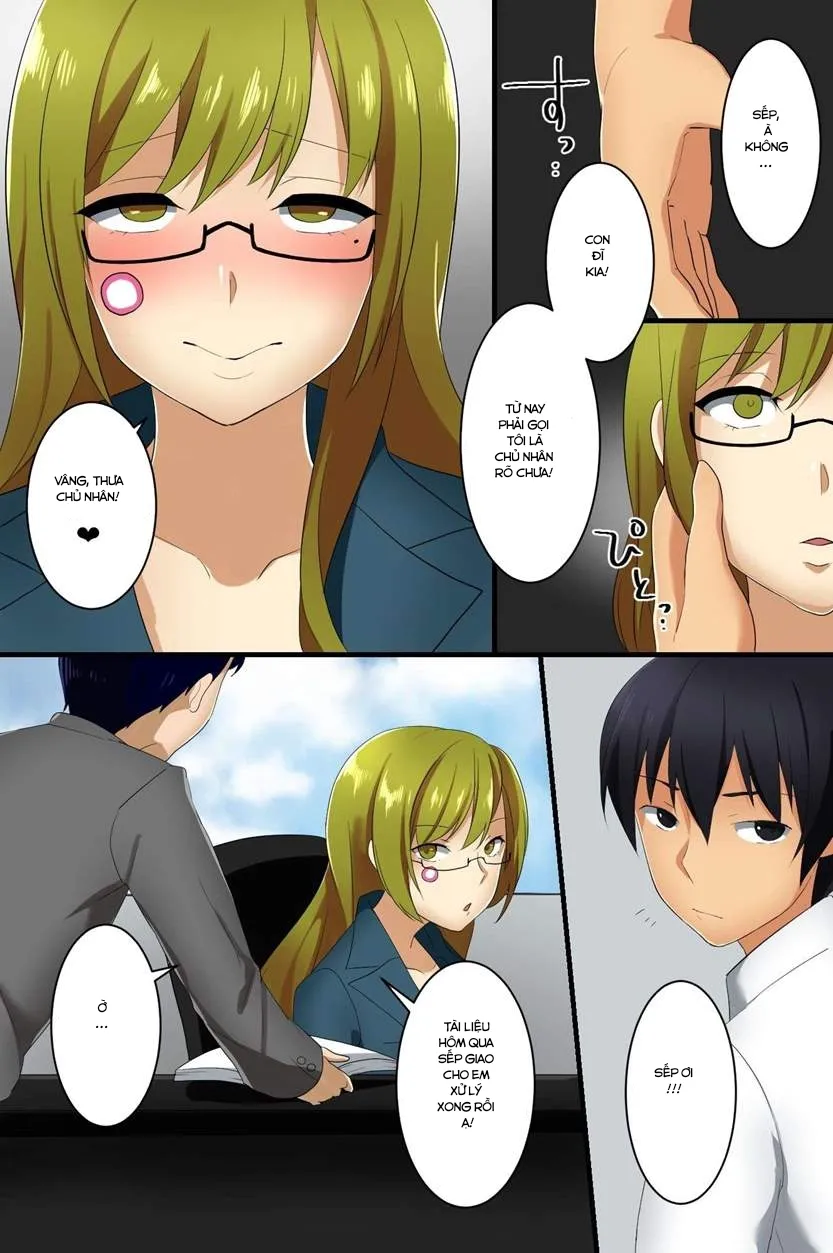 HentaiVN.net - Ảnh 6 - Hình dán thần kỳ [Hyoushiki Seal ~ Hararetara Sakaraenai Ecchi na Seal] - Chap 3-Thịt sếp