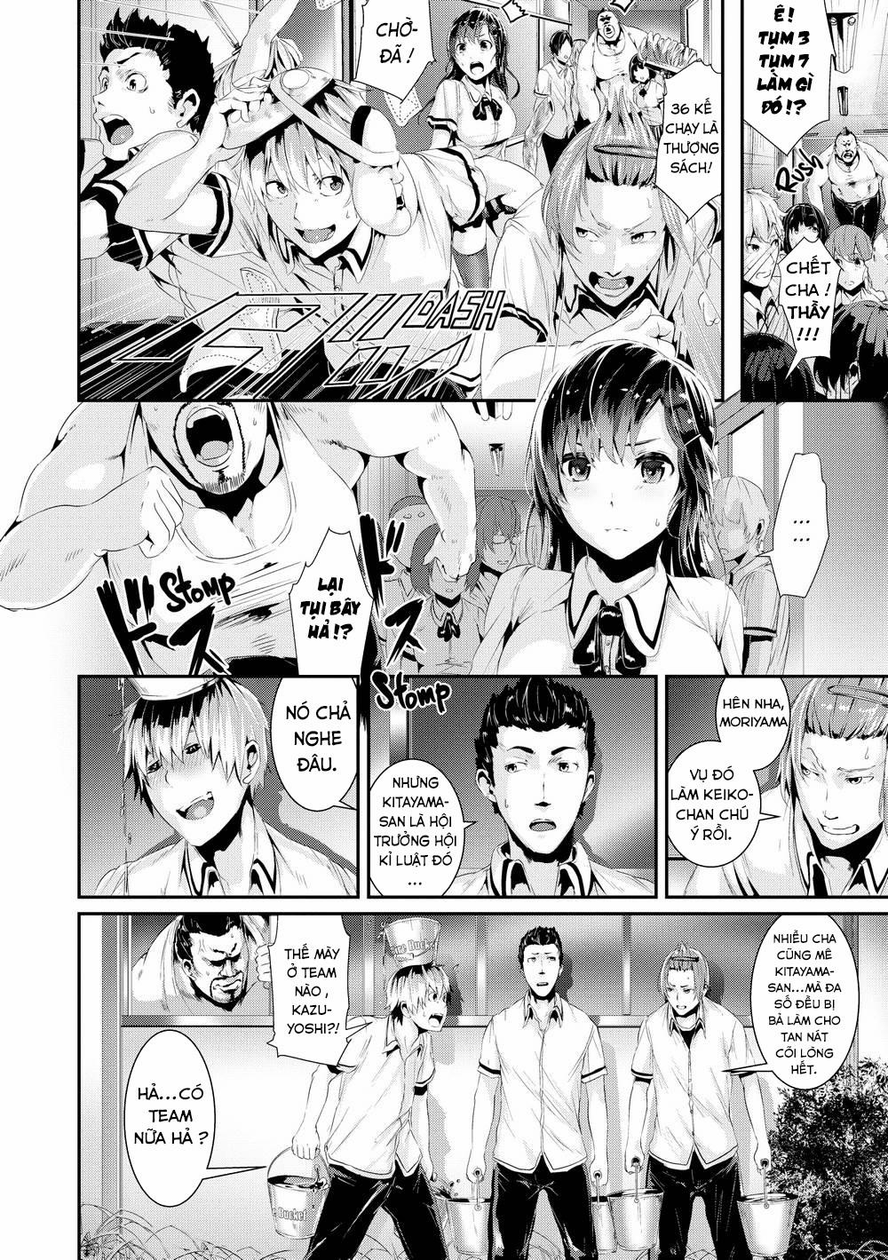 HentaiVN.net - Ảnh 11 - Gakkou de Ikou! [Wild party after school; Bữa tiệc hoang dã sau giờ học] - Chap 1 Hội trưởng và anh chàng lãng tai
