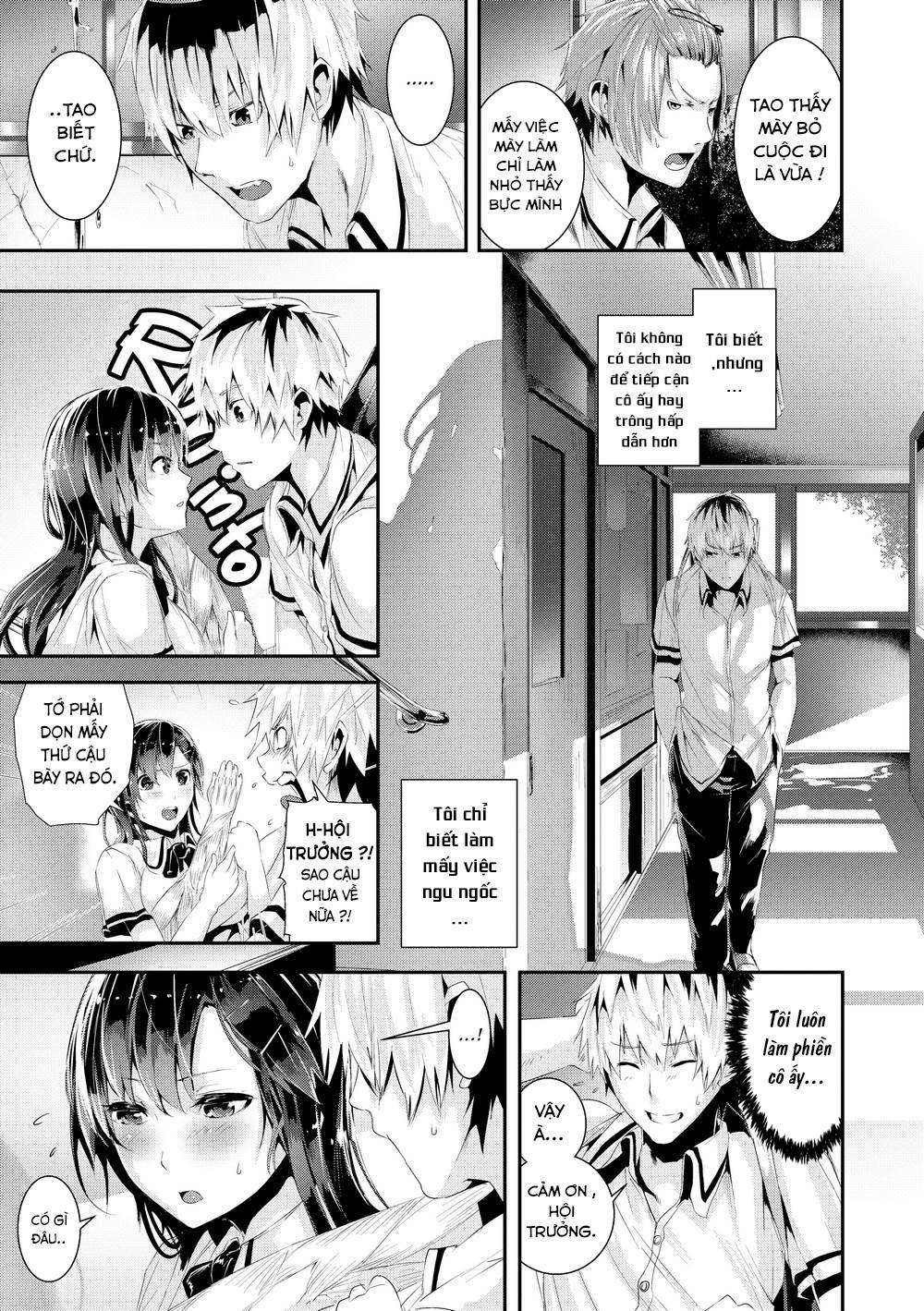 HentaiVN.net - Ảnh 12 - Gakkou de Ikou! [Wild party after school; Bữa tiệc hoang dã sau giờ học] - Chap 1 Hội trưởng và anh chàng lãng tai