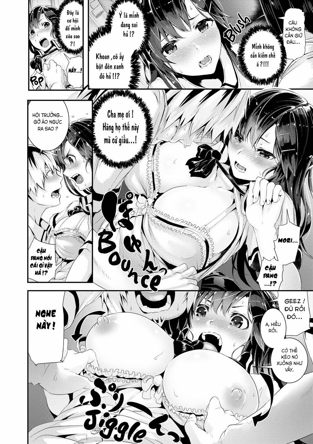 HentaiVN.net - Ảnh 15 - Gakkou de Ikou! [Wild party after school; Bữa tiệc hoang dã sau giờ học] - Chap 1 Hội trưởng và anh chàng lãng tai