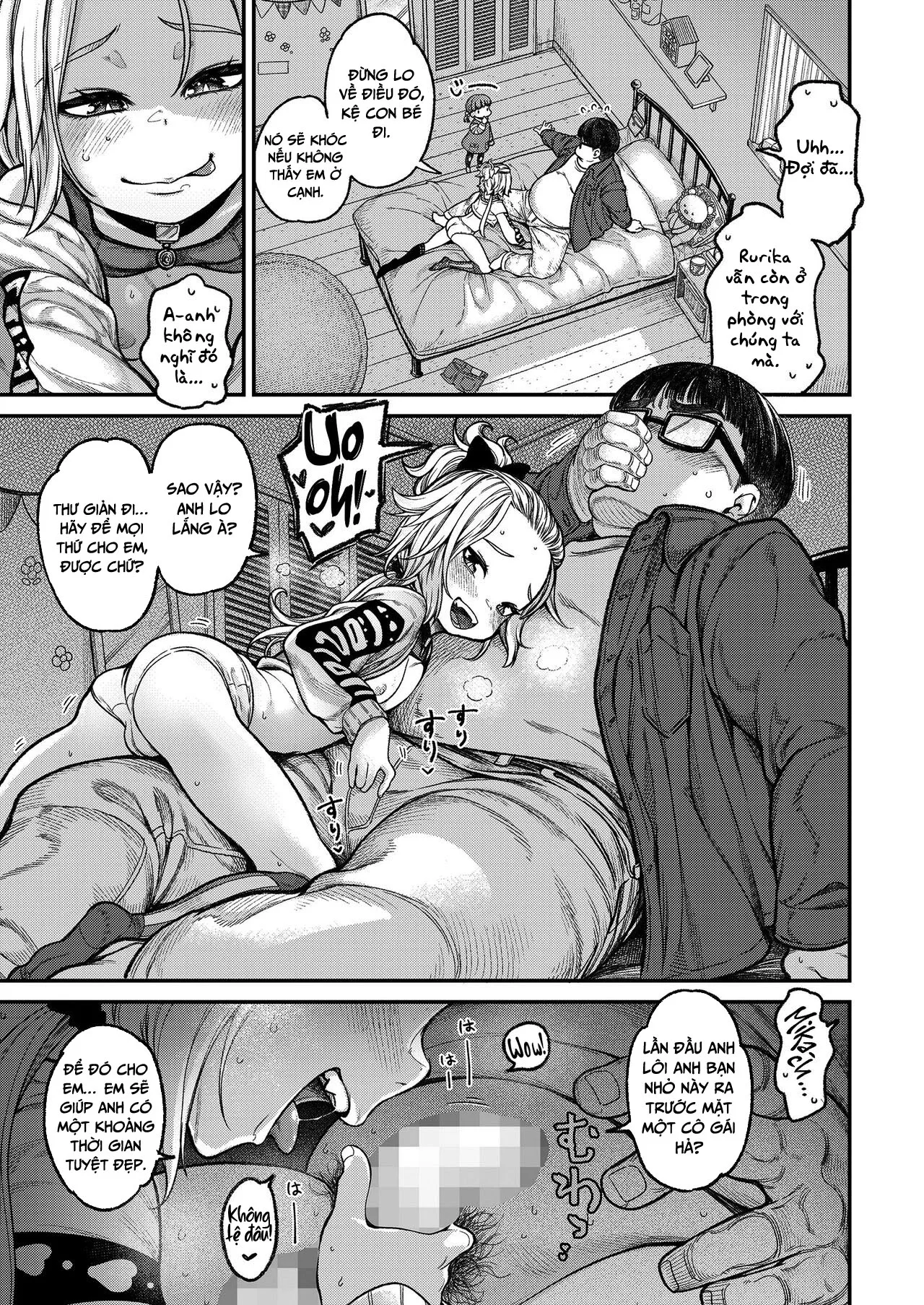 HentaiVN.net - Ảnh 10 - Đứa em gái của tôi là một bà mẹ Gyaru hư hỏng [Imouto wa Gyaru Bitch Mama; My Little Sister is a Slutty Gyaru Mama] - Oneshot