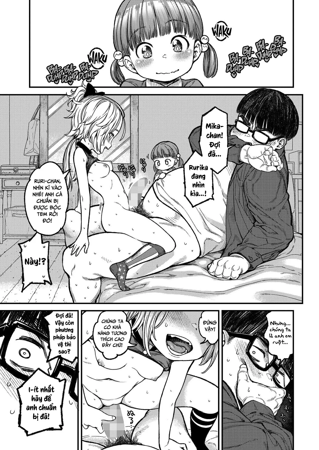 HentaiVN.net - Ảnh 14 - Đứa em gái của tôi là một bà mẹ Gyaru hư hỏng [Imouto wa Gyaru Bitch Mama; My Little Sister is a Slutty Gyaru Mama] - Oneshot