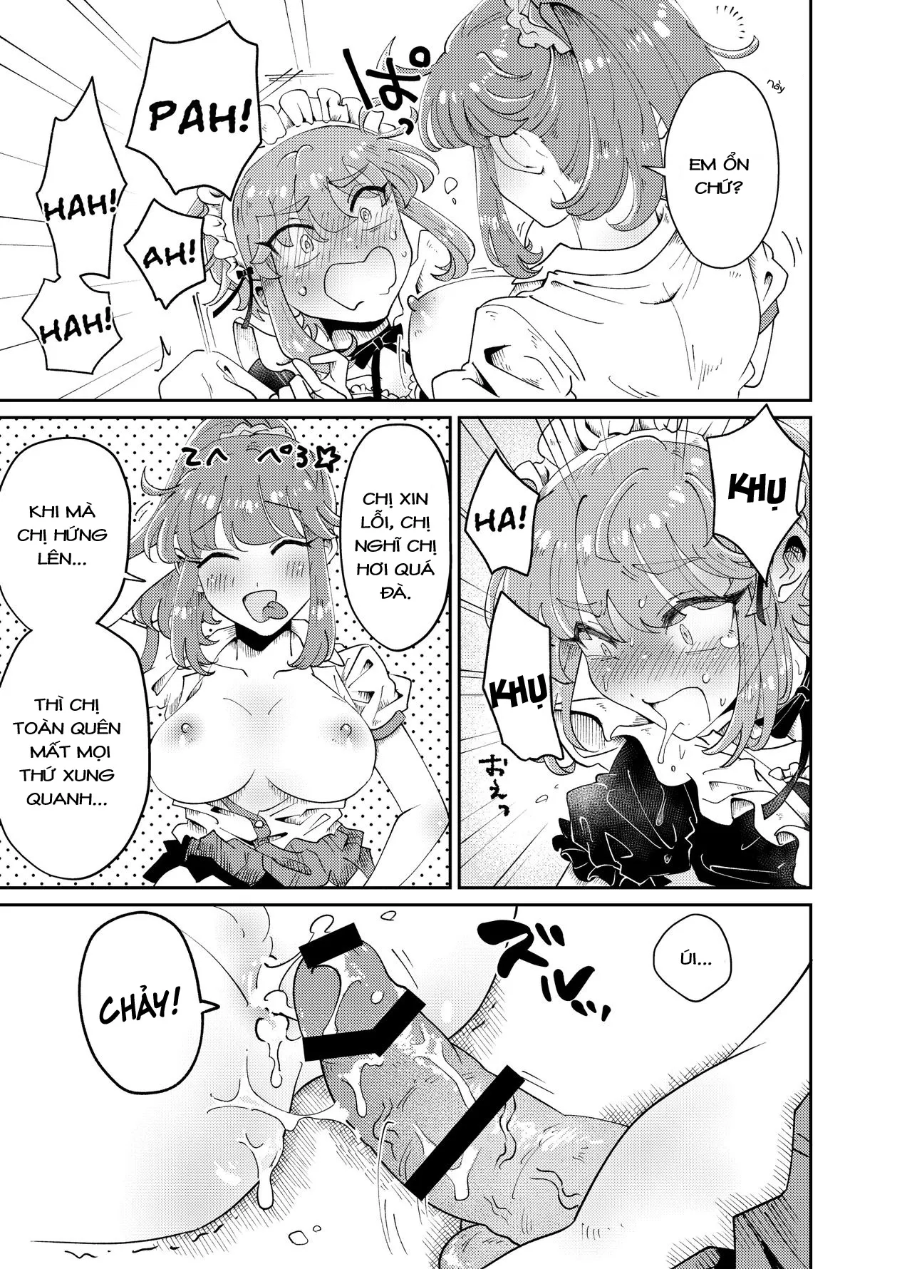 HentaiVN.net - Ảnh 34 - Uchi no Aneki wa Kyokon desu [Uchi no Aneki wa Kyokon desu | My Well-Hung Older Sister] - Oneshot