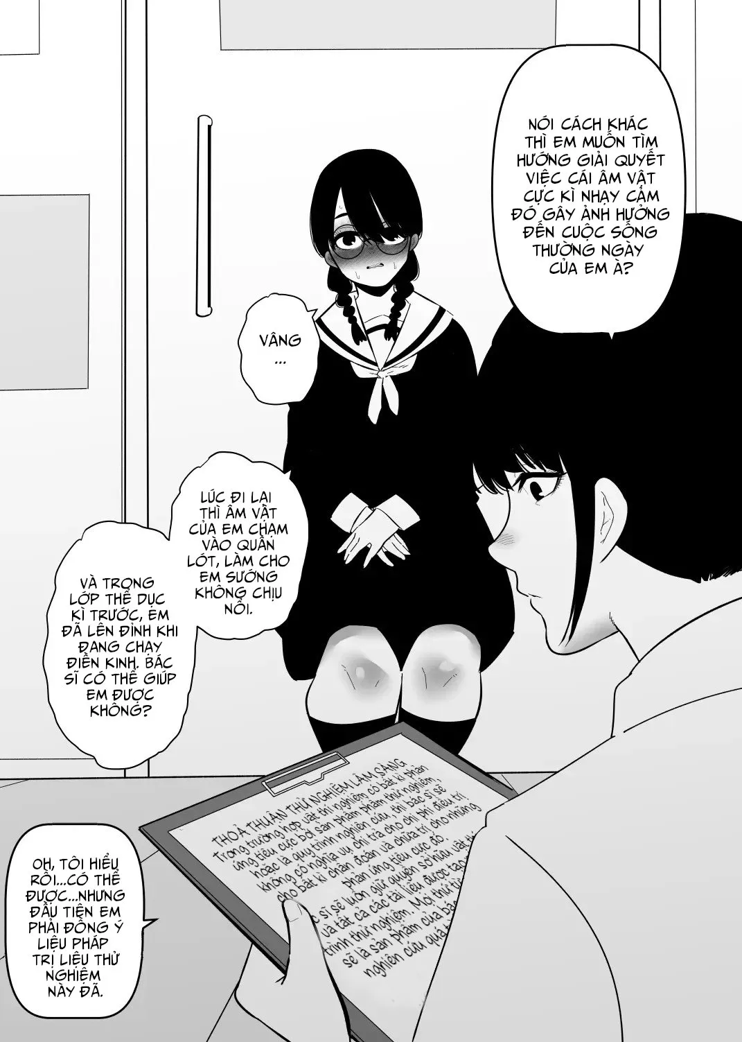 HentaiVN.net - Ảnh 3 - Warui Oisha-san to Kuli Box [The bad doctor and the clitoris box] - Oneshot
