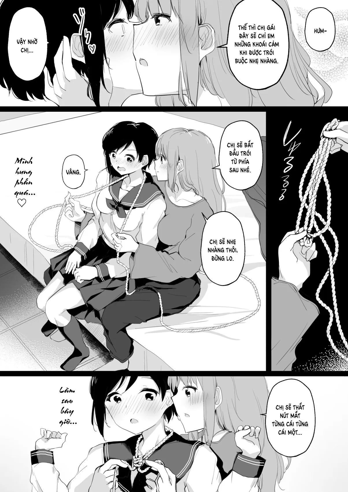 HentaiVN.net - Ảnh 13 - Do M Uraaka Joshi ga Kousoku Yuri Ecchi de Onna Doushi no Yosa o Oshiekomarechau Hon - Oneshot 1.1