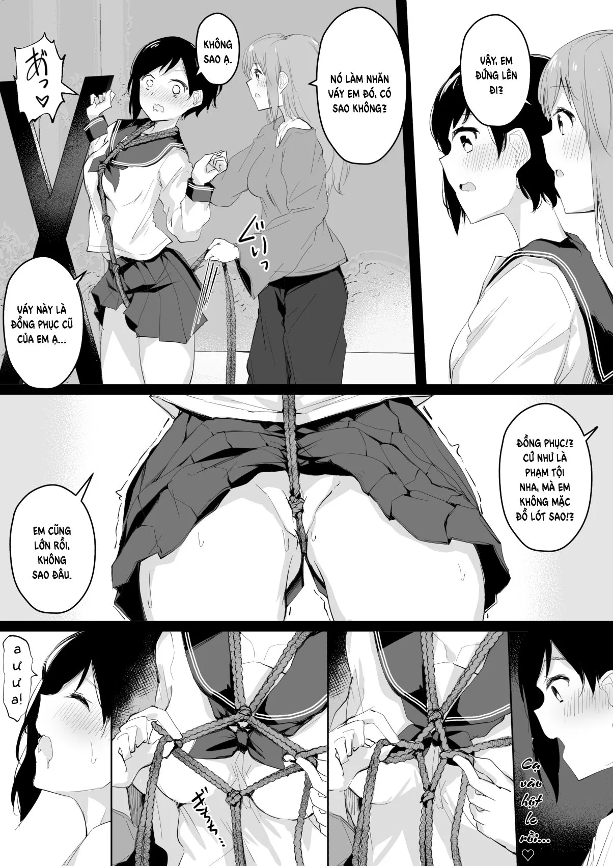 HentaiVN.net - Ảnh 14 - Do M Uraaka Joshi ga Kousoku Yuri Ecchi de Onna Doushi no Yosa o Oshiekomarechau Hon - Oneshot 1.1