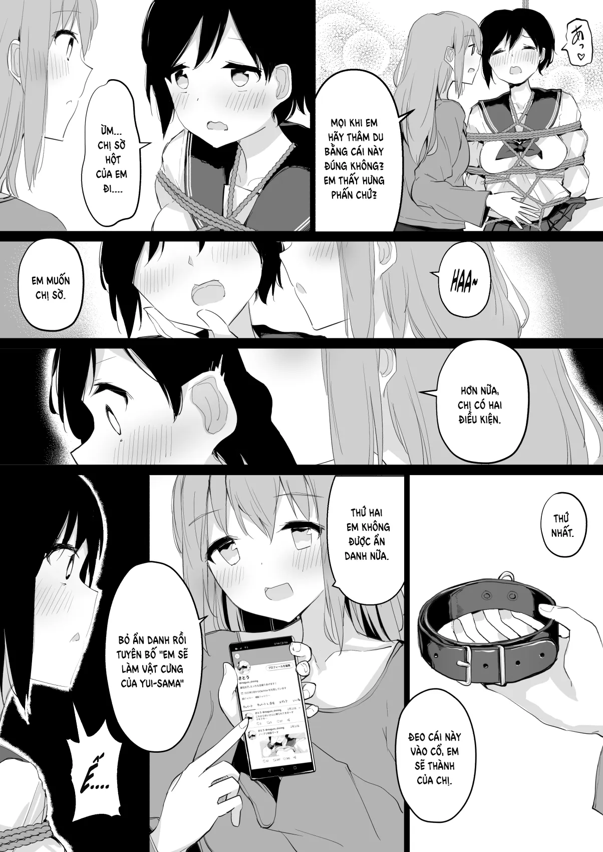 HentaiVN.net - Ảnh 21 - Do M Uraaka Joshi ga Kousoku Yuri Ecchi de Onna Doushi no Yosa o Oshiekomarechau Hon - Oneshot 1.1