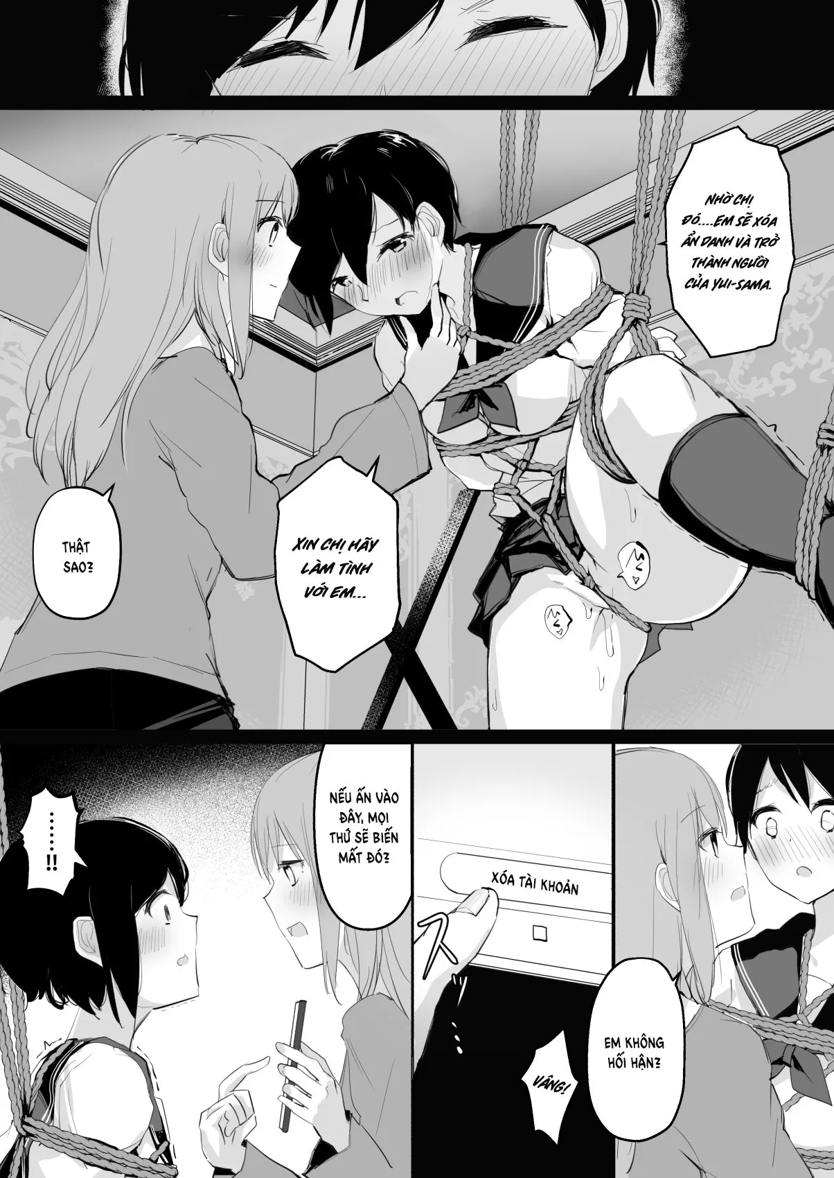 HentaiVN.net - Ảnh 23 - Do M Uraaka Joshi ga Kousoku Yuri Ecchi de Onna Doushi no Yosa o Oshiekomarechau Hon - Oneshot 1.1