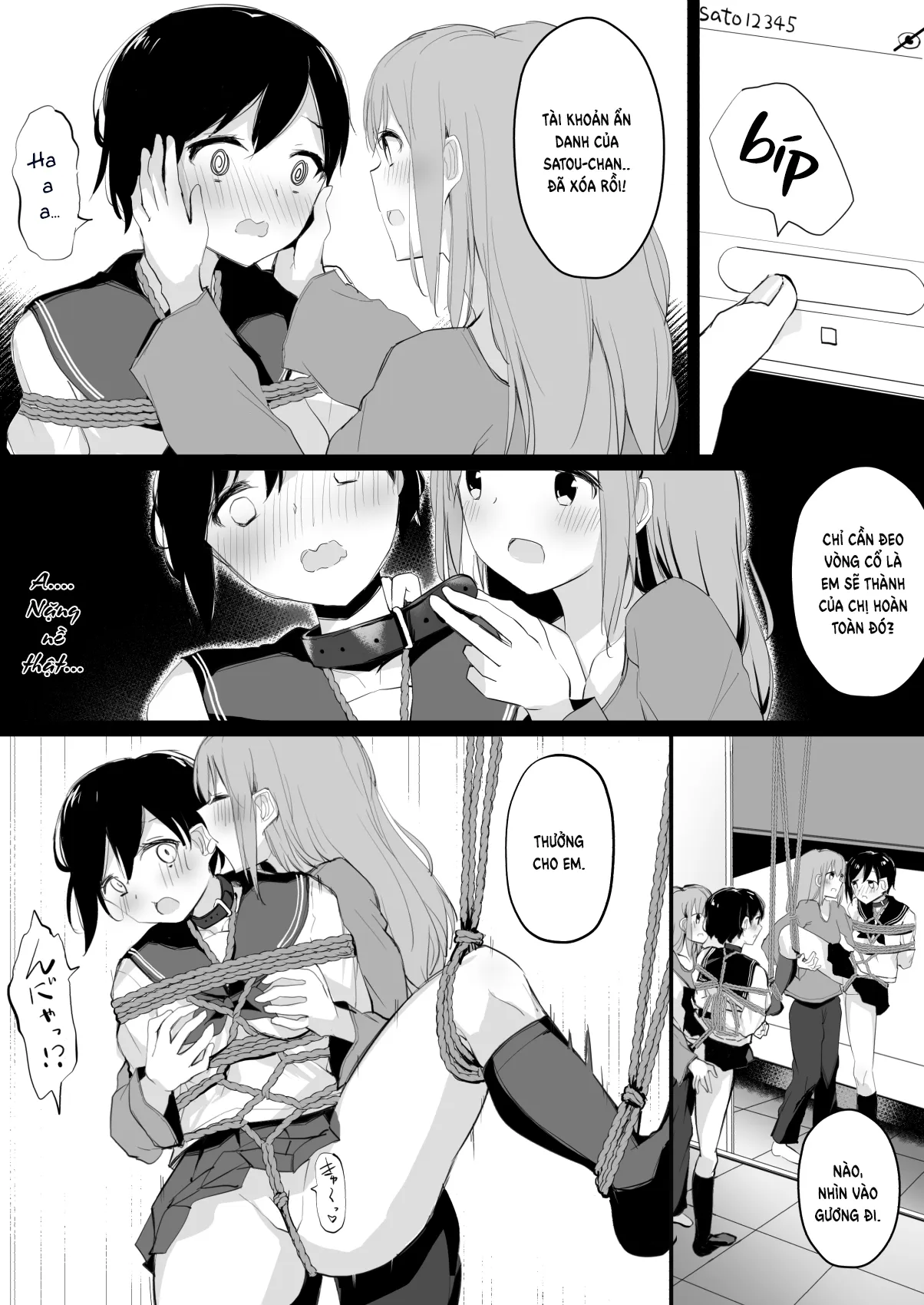 HentaiVN.net - Ảnh 24 - Do M Uraaka Joshi ga Kousoku Yuri Ecchi de Onna Doushi no Yosa o Oshiekomarechau Hon - Oneshot 1.1