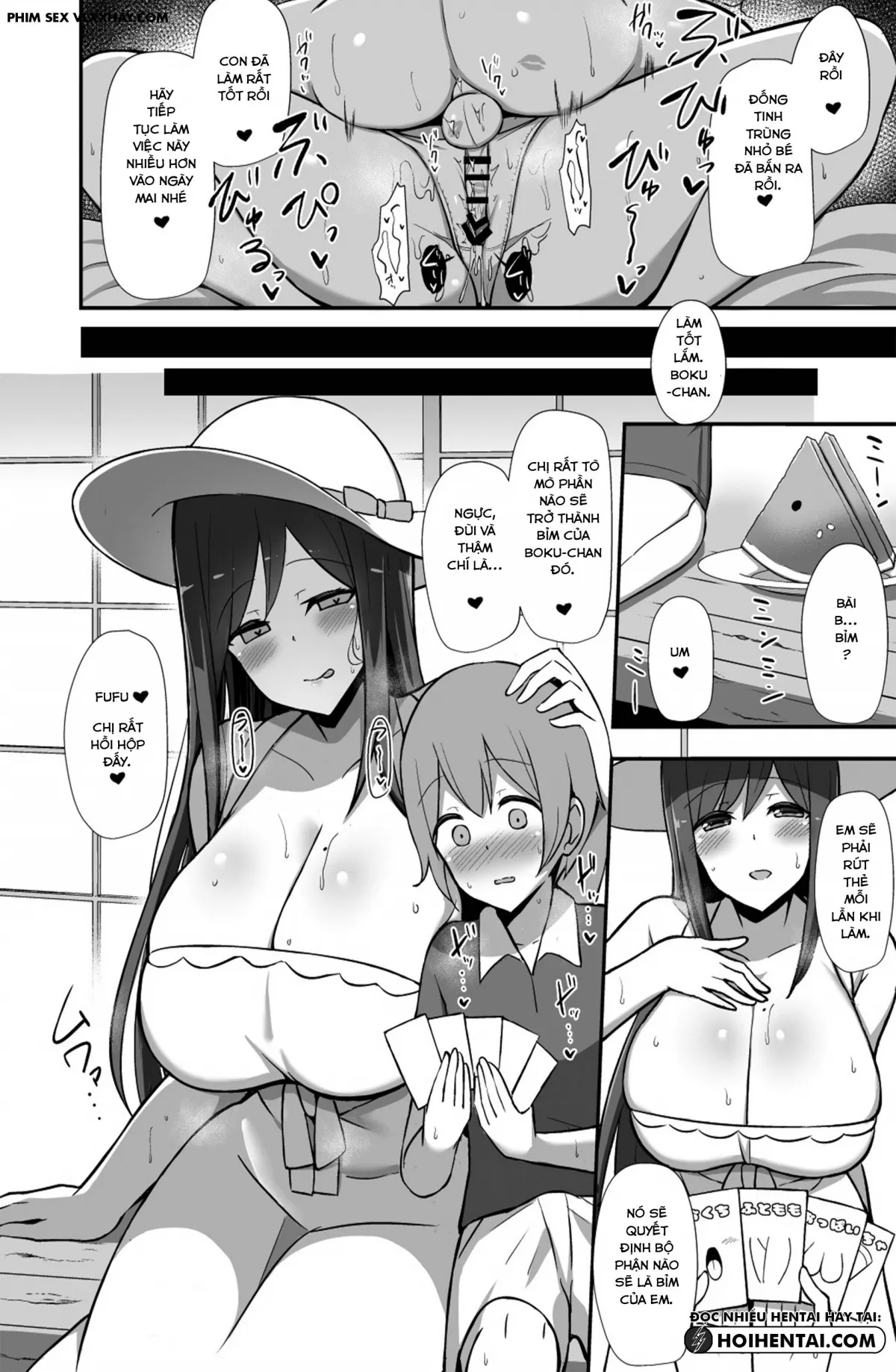 HentaiVN.net - Ảnh 15 - Shiro OnePi Onee-San To Babubabu Inaka Ecchi - Oneshot
