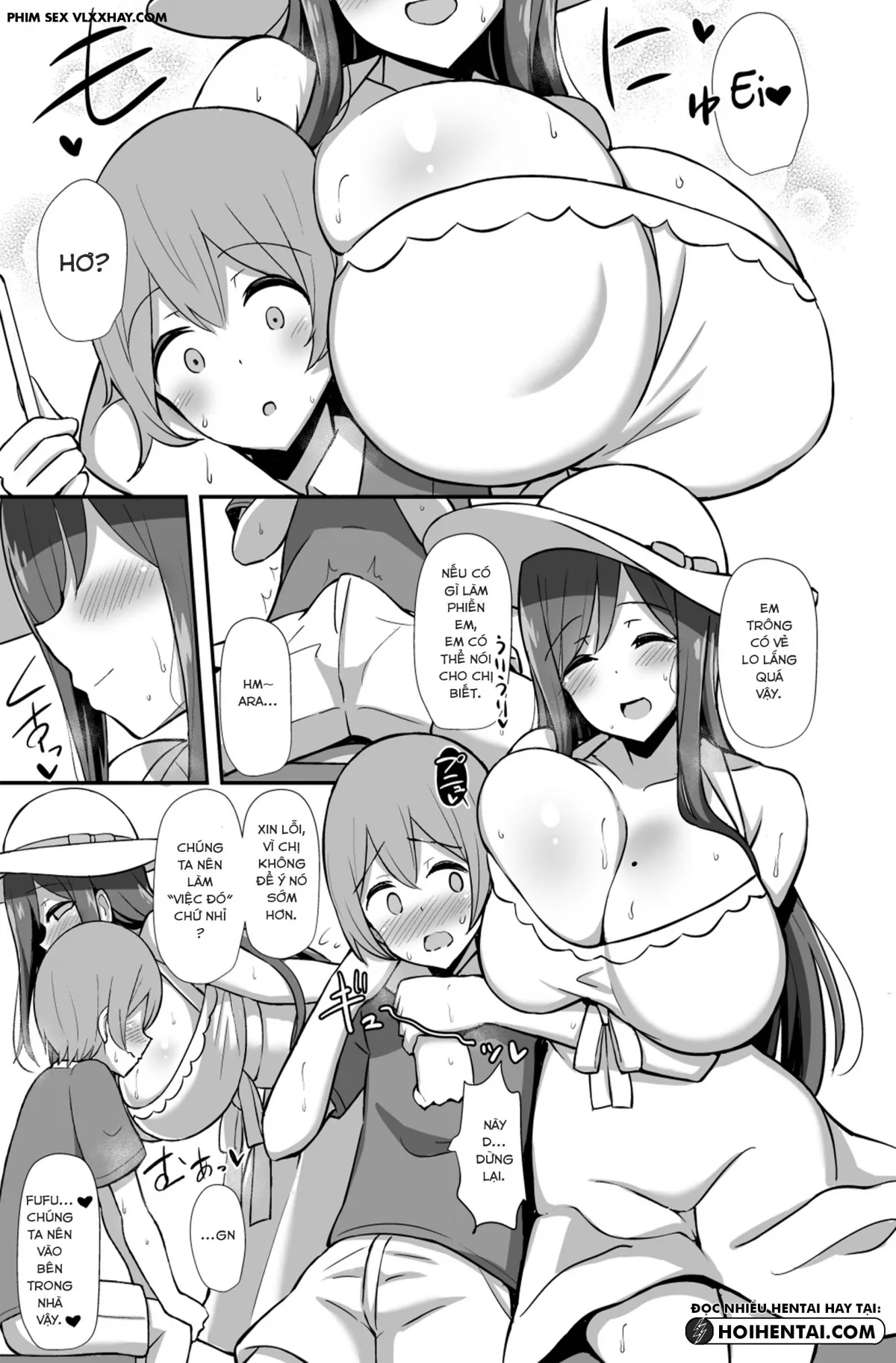 HentaiVN.net - Ảnh 4 - Shiro OnePi Onee-San To Babubabu Inaka Ecchi - Oneshot