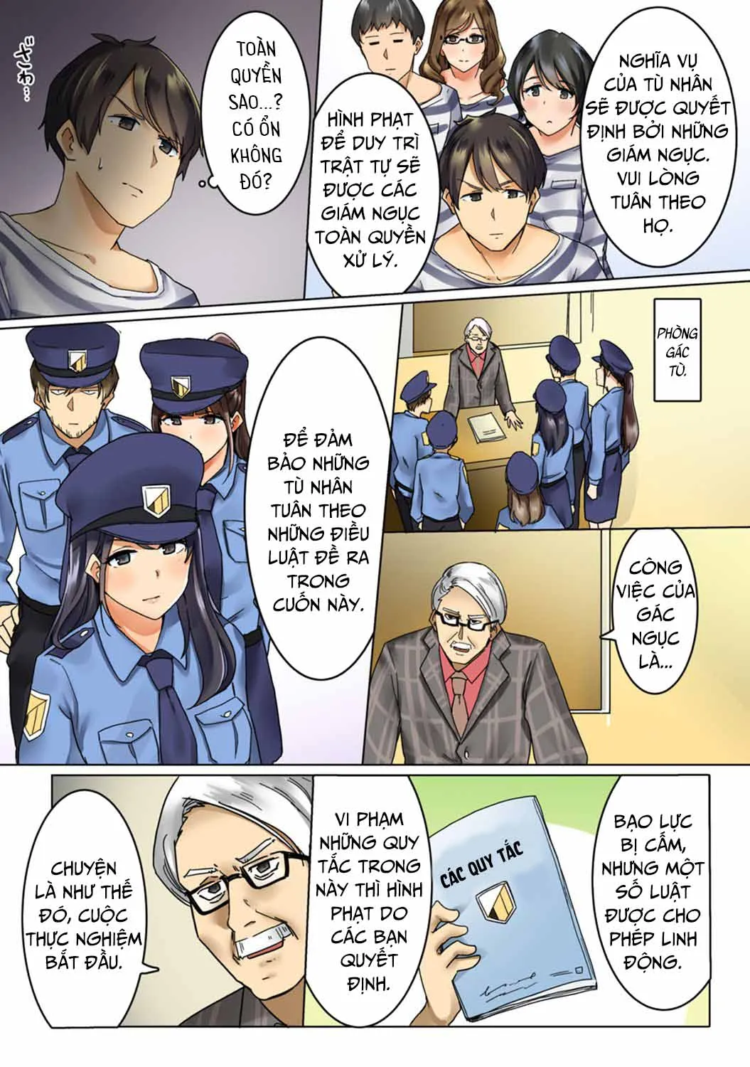HentaiVN.net - Ảnh 6 - Kangoku Zemi Kanshu ni Zettai Fukujuu o Shiirarete [監獄ゼミ 看守に絶対服従を強いられて...] - Chap 1