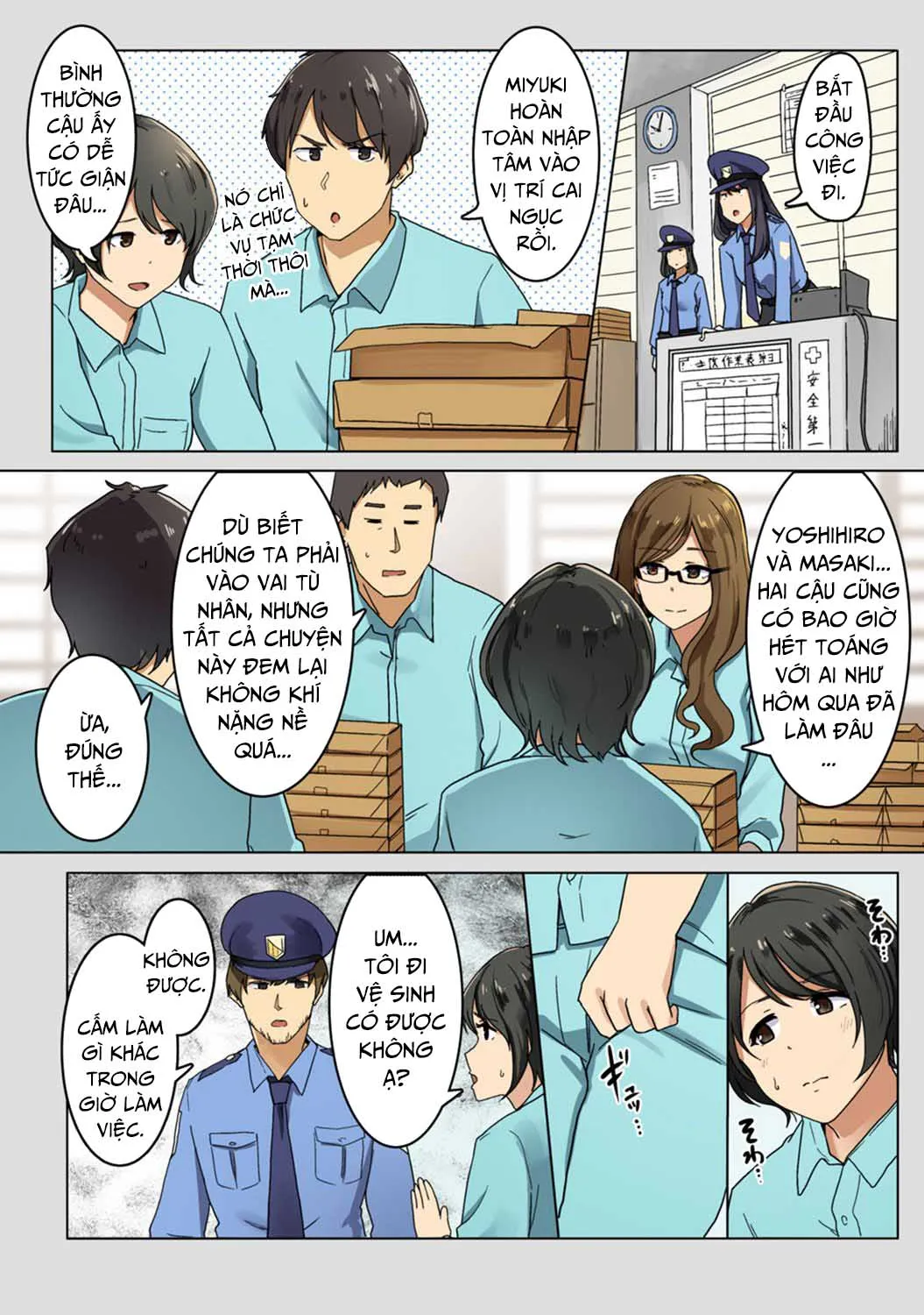 HentaiVN.net - Ảnh 4 - Kangoku Zemi Kanshu ni Zettai Fukujuu o Shiirarete [監獄ゼミ 看守に絶対服従を強いられて...] - Chap 2