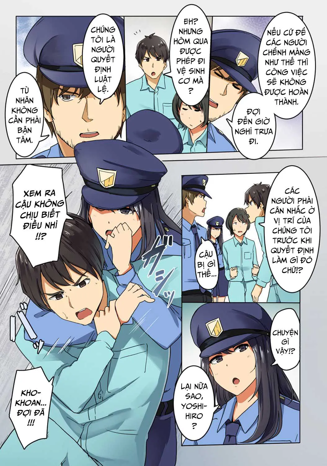 HentaiVN.net - Ảnh 5 - Kangoku Zemi Kanshu ni Zettai Fukujuu o Shiirarete [監獄ゼミ 看守に絶対服従を強いられて...] - Chap 2