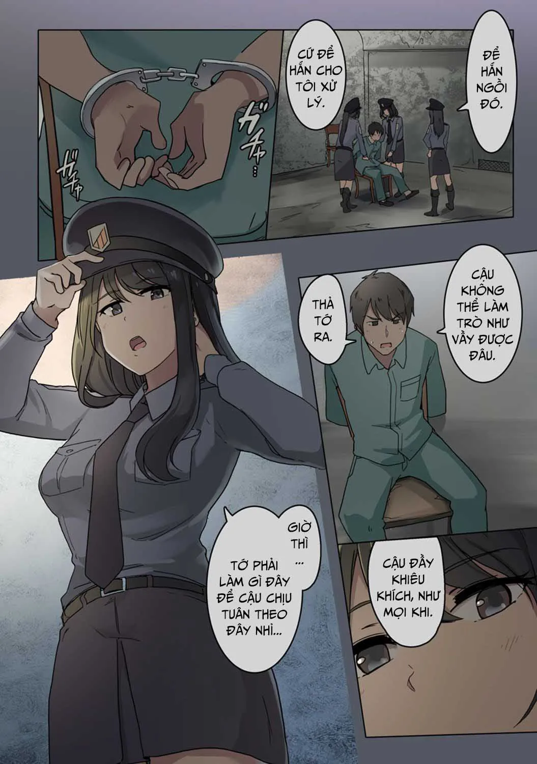 HentaiVN.net - Ảnh 6 - Kangoku Zemi Kanshu ni Zettai Fukujuu o Shiirarete [監獄ゼミ 看守に絶対服従を強いられて...] - Chap 2