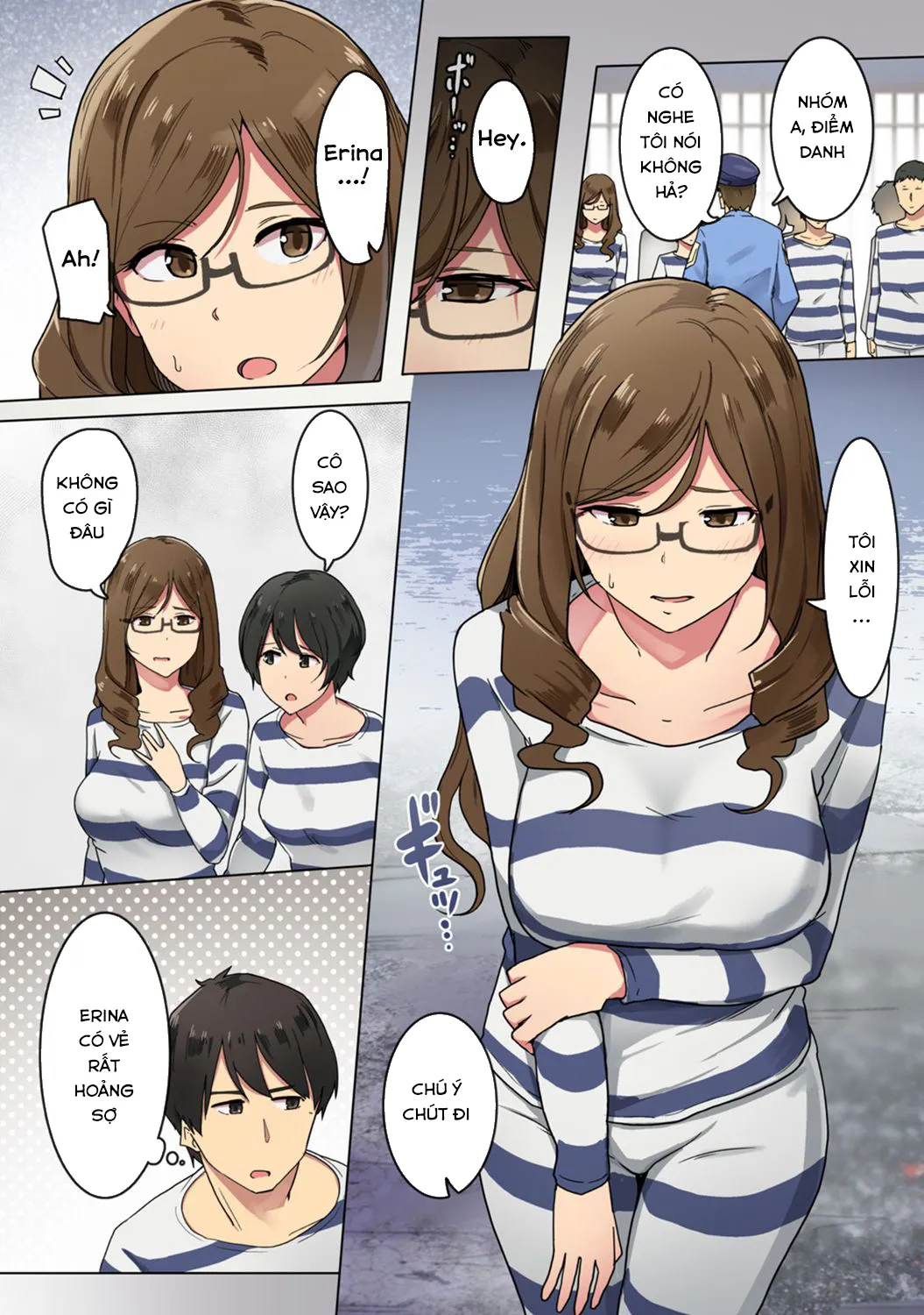 HentaiVN.net - Ảnh 3 - Kangoku Zemi Kanshu ni Zettai Fukujuu o Shiirarete [監獄ゼミ 看守に絶対服従を強いられて...] - Chap 3