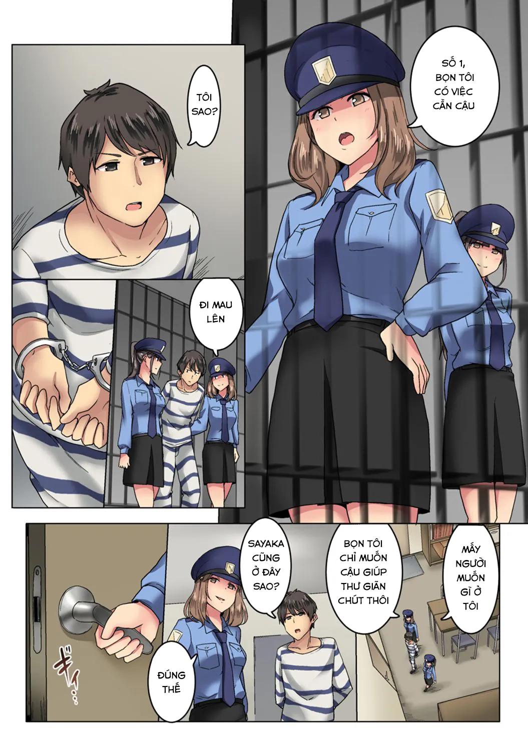 HentaiVN.net - Ảnh 10 - Kangoku Zemi Kanshu ni Zettai Fukujuu o Shiirarete [監獄ゼミ 看守に絶対服従を強いられて...] - Chap 4