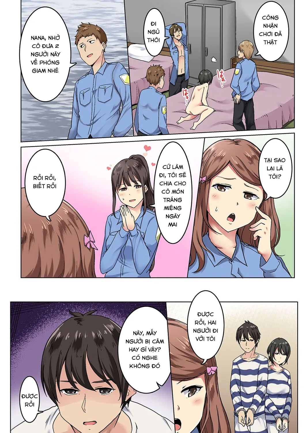 HentaiVN.net - Ảnh 10 - Kangoku Zemi Kanshu ni Zettai Fukujuu o Shiirarete [監獄ゼミ 看守に絶対服従を強いられて...] - Chap 5