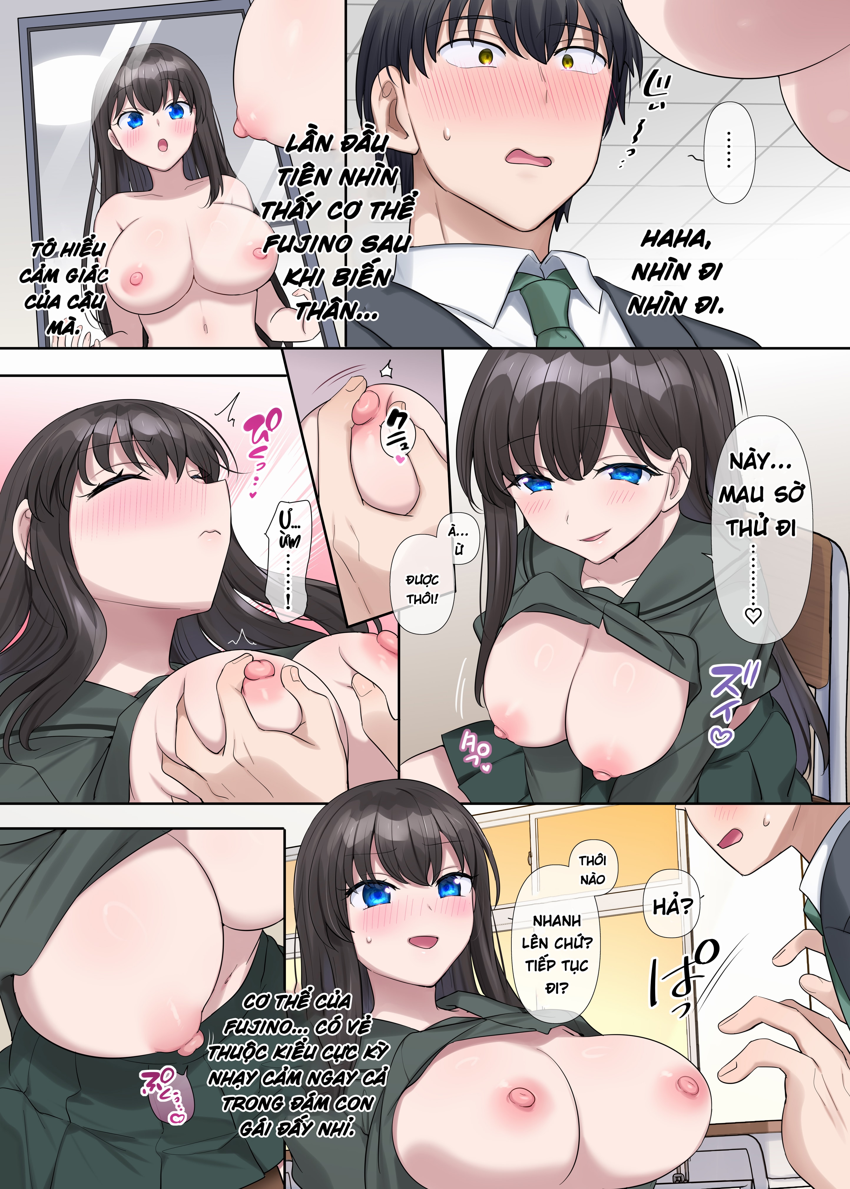 HentaiVN.net - Ảnh 12 - Nanana no TS Senichiya (Hiiragi Popura)] Kimi no Katachi ni Naru ~Houkago Henshin TS Yuugi~ - Oneshot